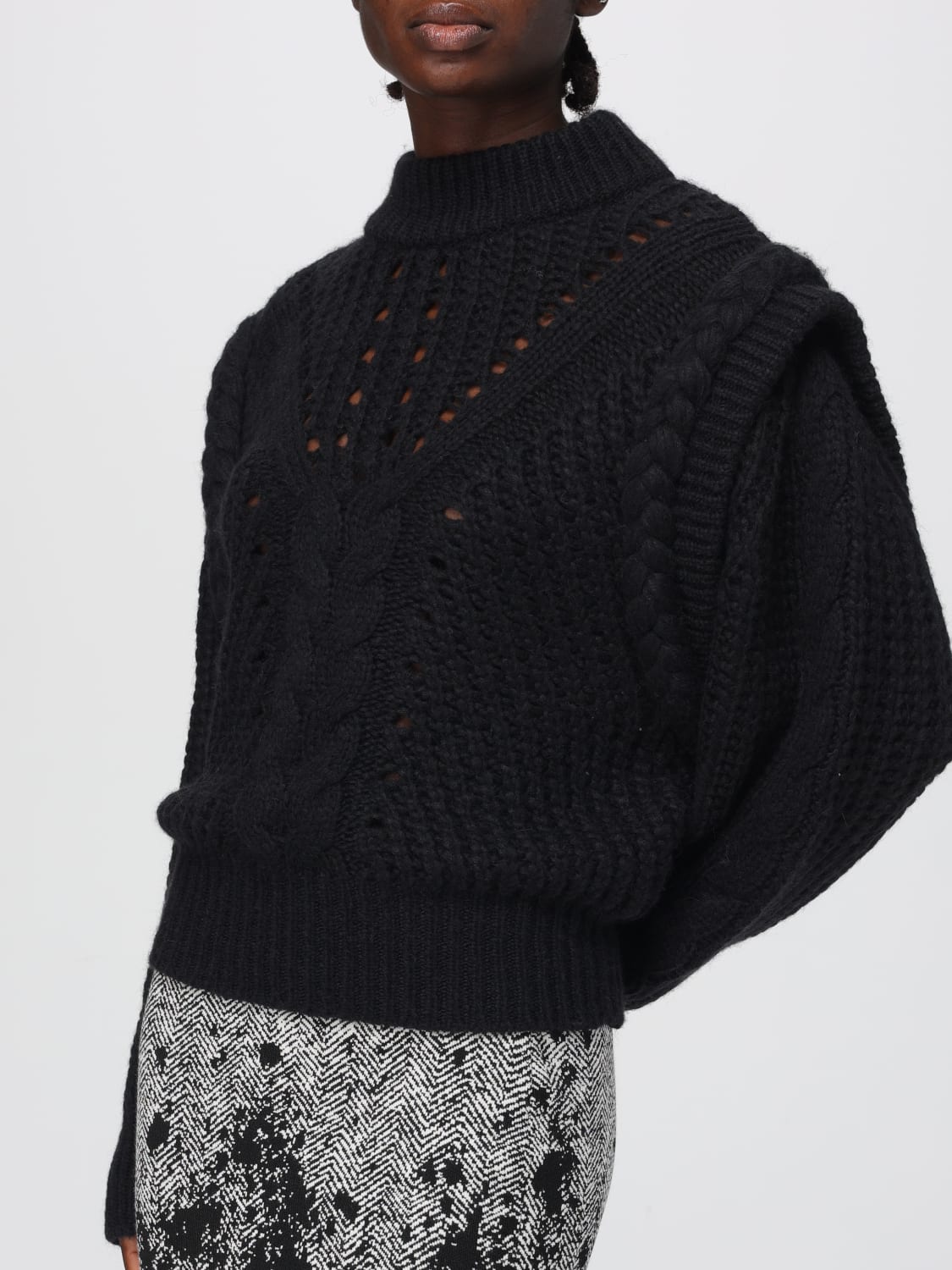 BOSS JERSEY: Jersey mujer Boss, Negro - Img 3