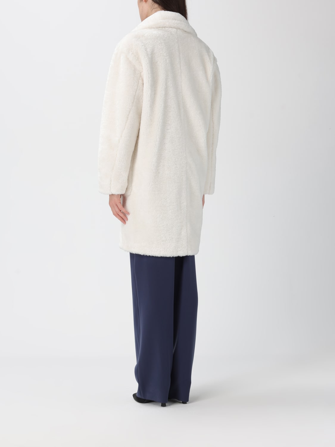 BOSS COAT: Coat woman Boss, White - Img 2