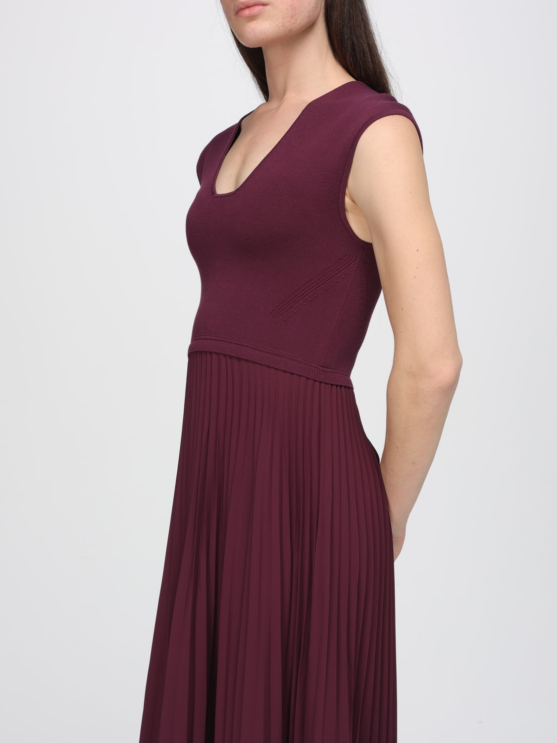 BOSS VESTIDO: Vestido mujer Boss, Ciruela - Img 3