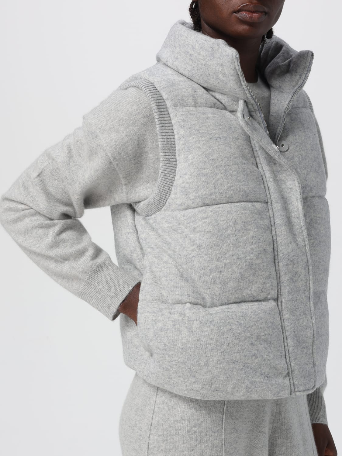 BOSS WAISTCOAT: Jacket woman Boss, Pearl - Img 5