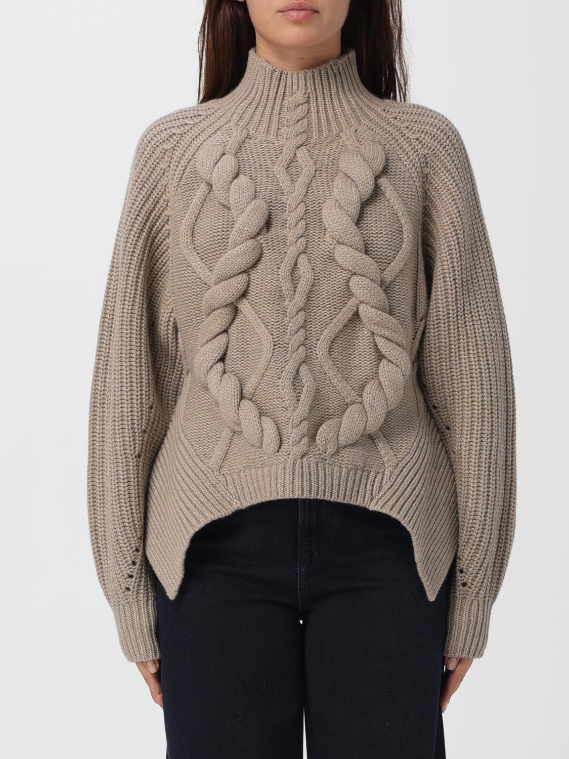 BOSS SWEATER: Sweater woman Boss, Charcoal - Img 1