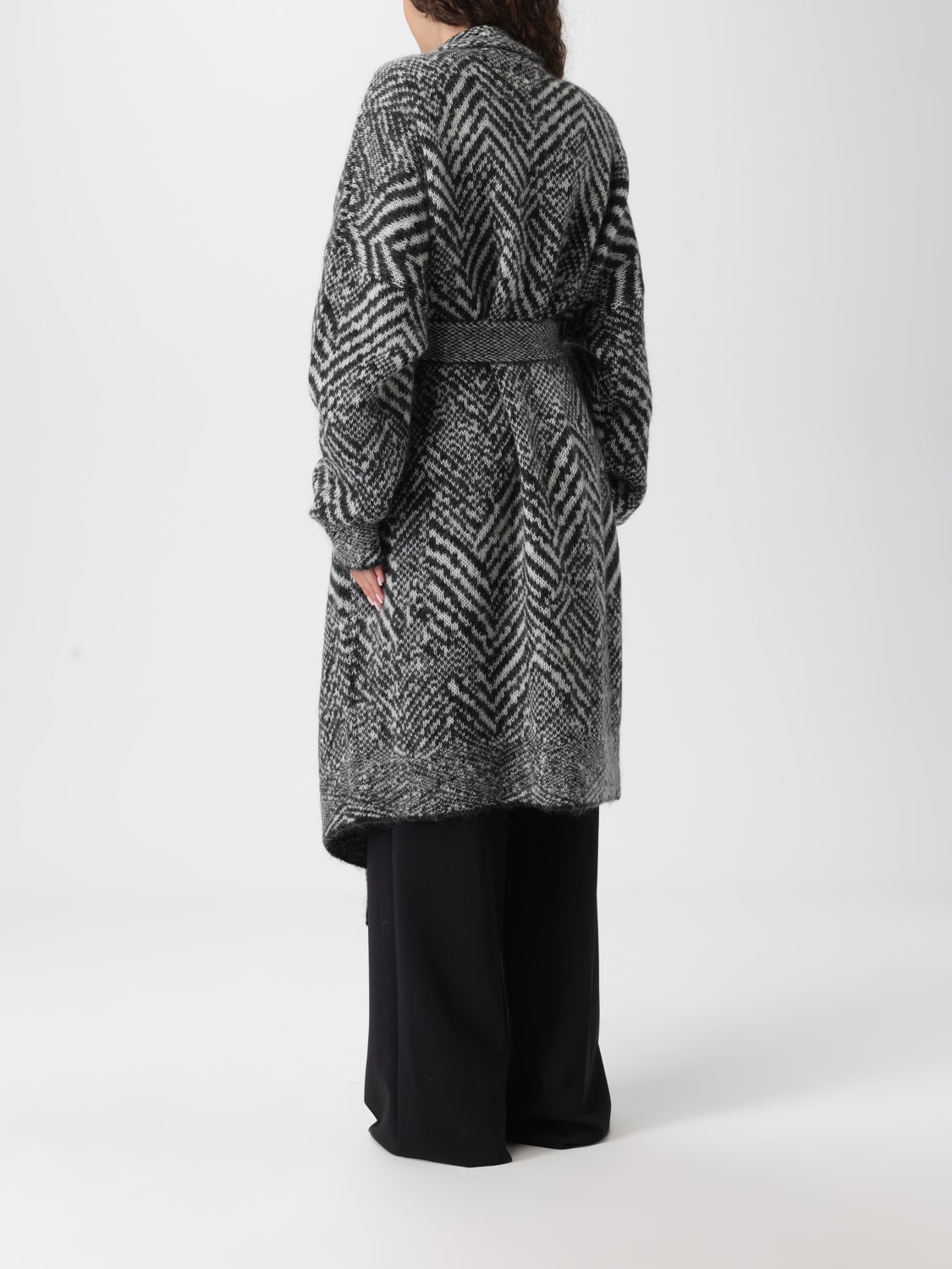 BOSS PULLOVER: Mantel damen Boss, Schwarz - Img 2