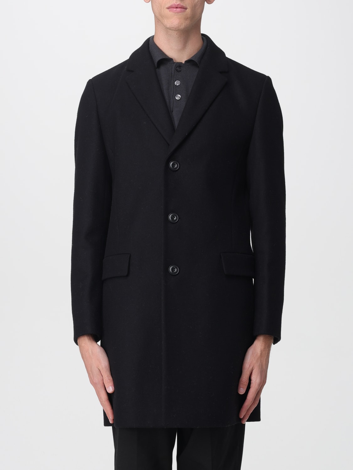 HUGO COAT: Coat men Hugo, Black - Img 1