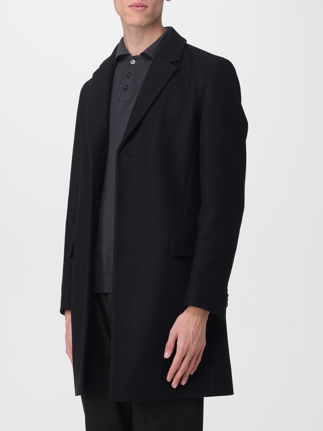 HUGO COAT: Coat men Hugo, Black - Img 3
