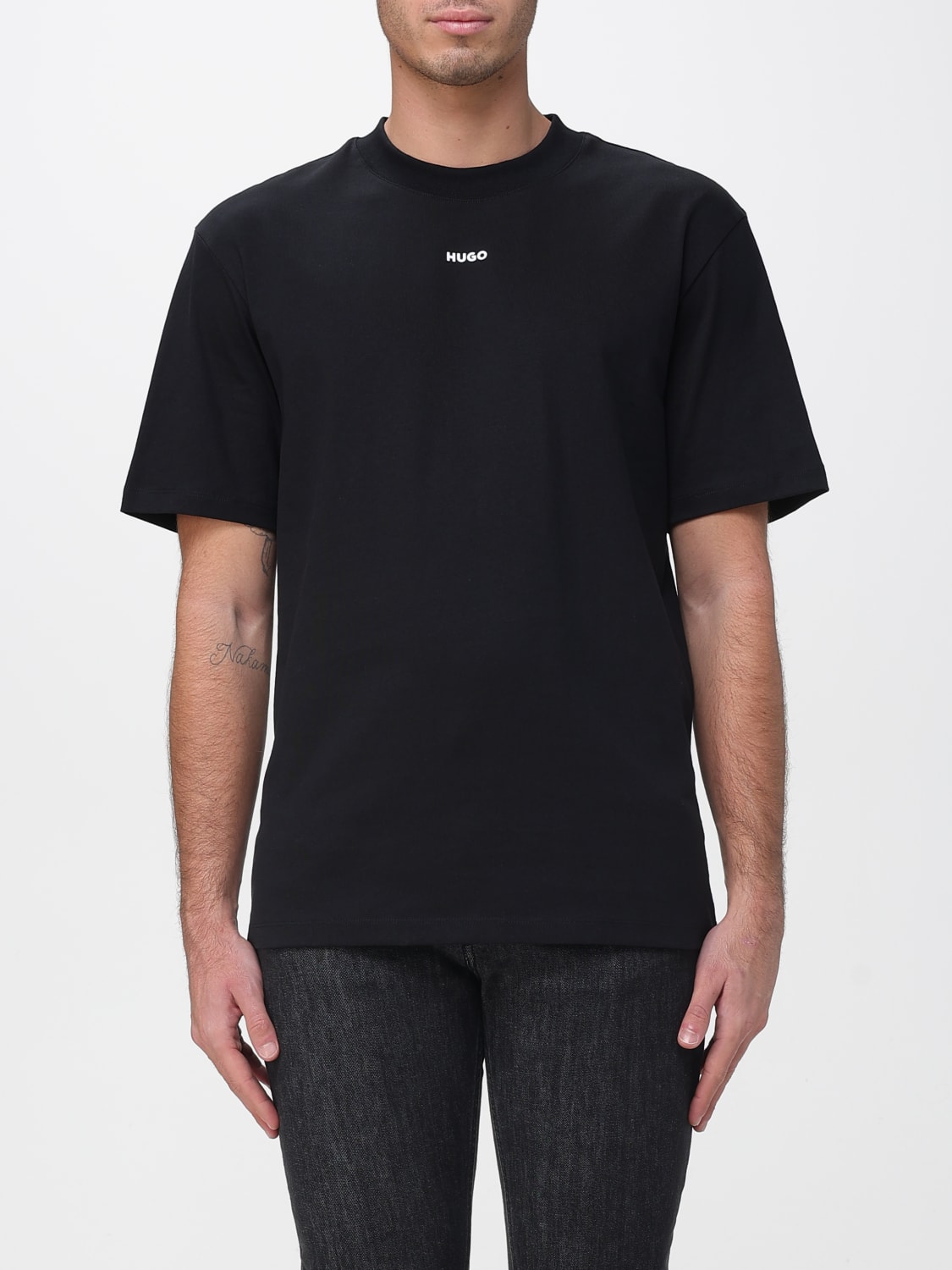 HUGO T-SHIRT: T-shirt men Hugo, Black - Img 1