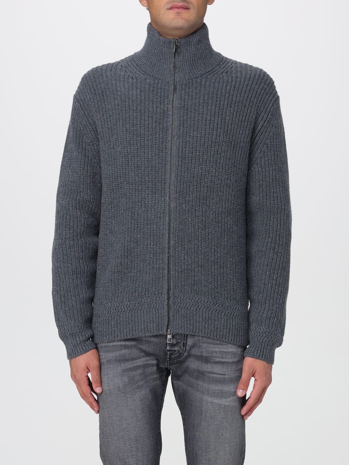BOSS SWEATER: Sweater men Boss, Grey - Img 1