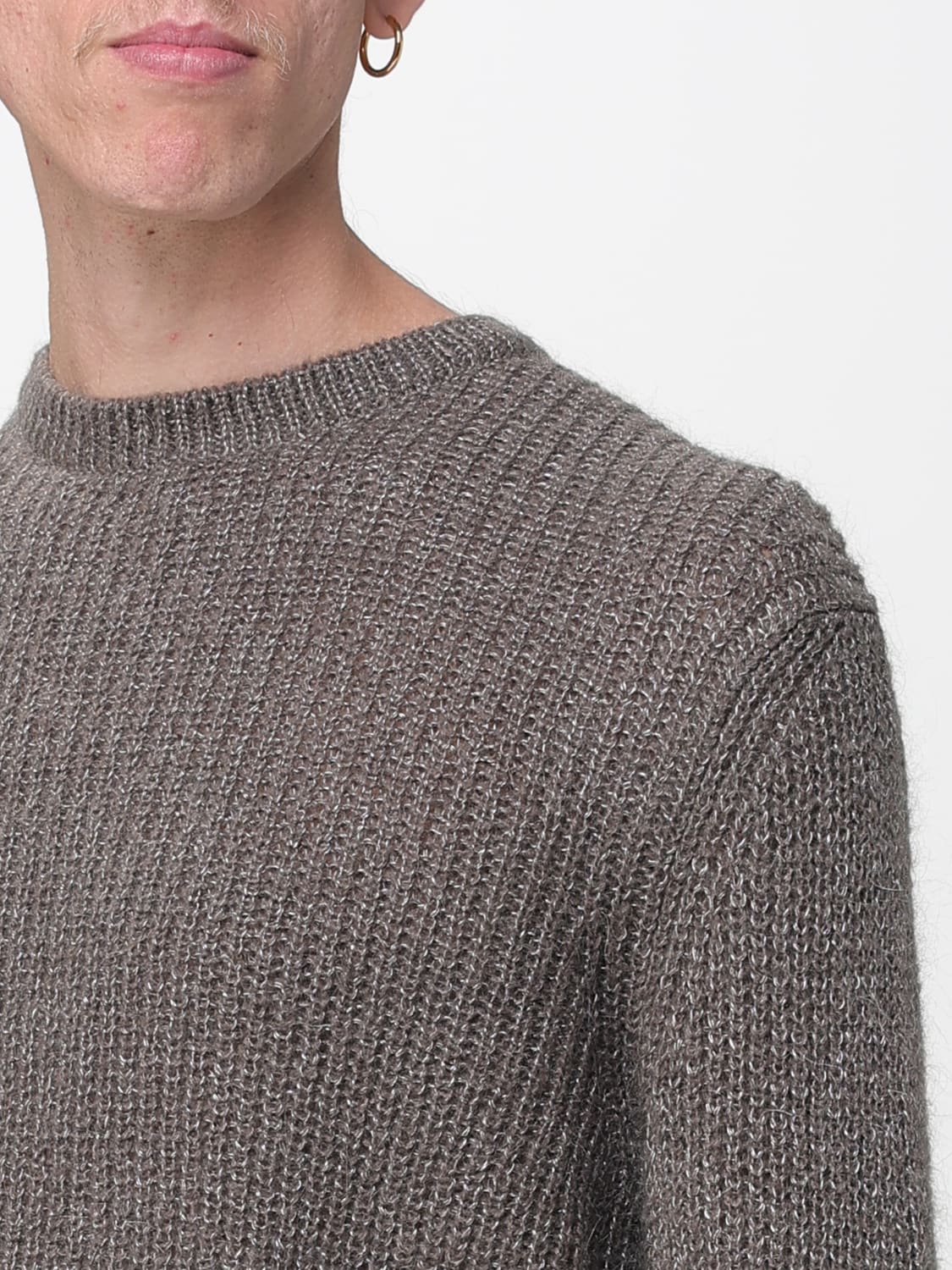 BOSS PULLOVER: Pullover herren Boss, Taubengrau - Img 3