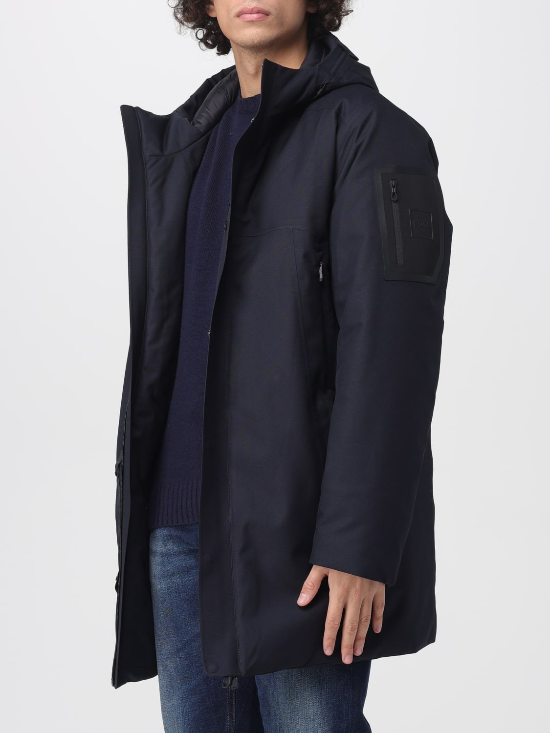 BOSS COAT: Jacket men Boss, Blue - Img 3