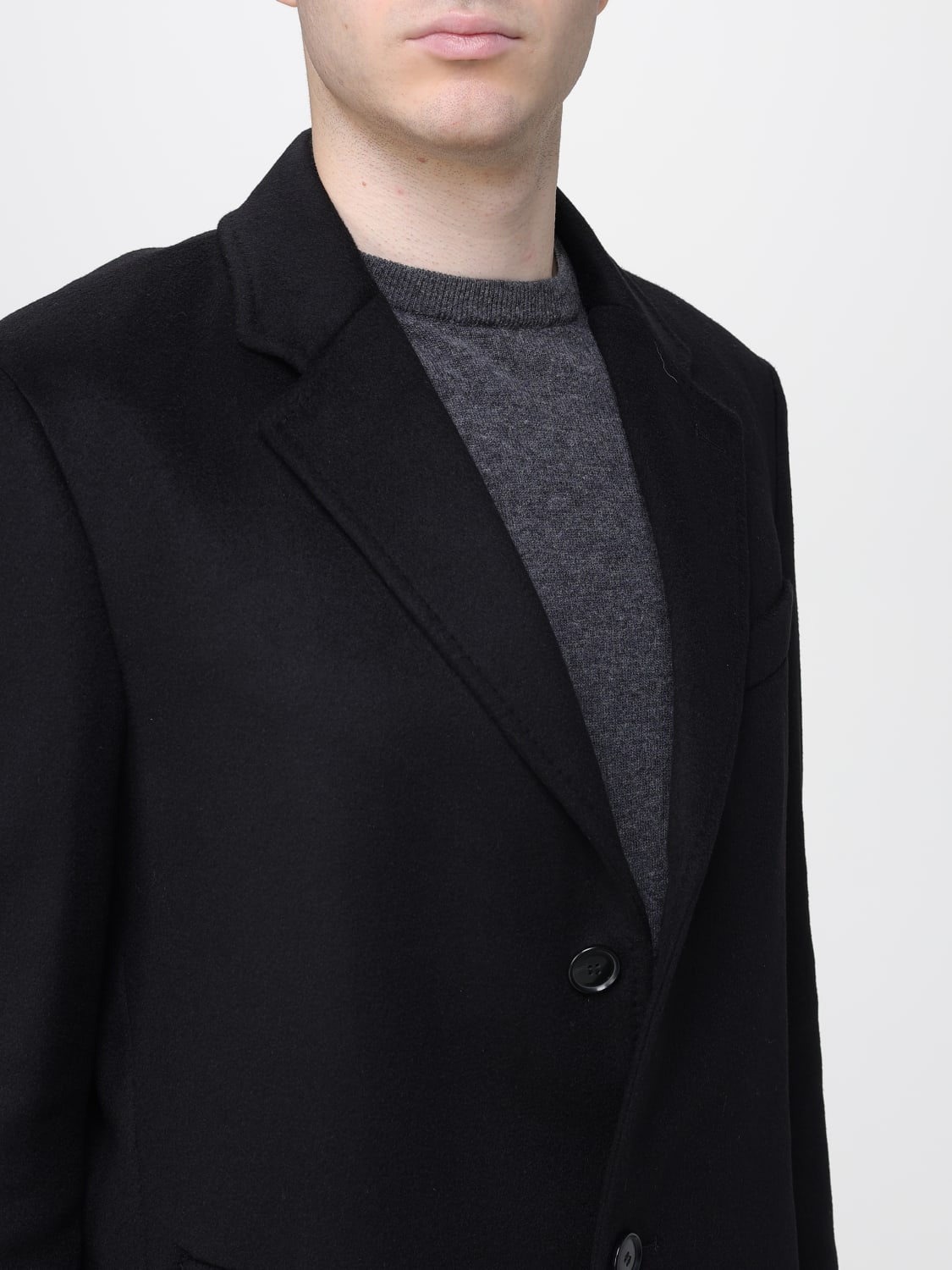 BOSS ABRIGO: Abrigo hombre Boss, Negro - Img 4