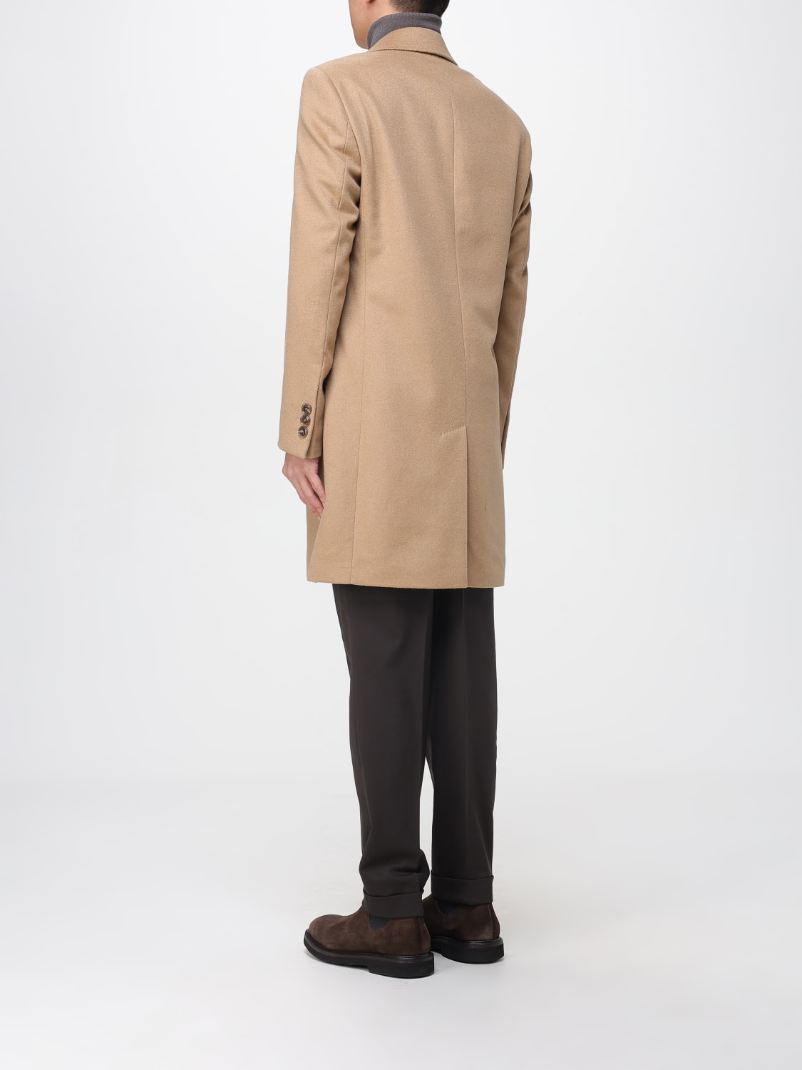 BOSS COAT: Coat men Boss, Camel - Img 2