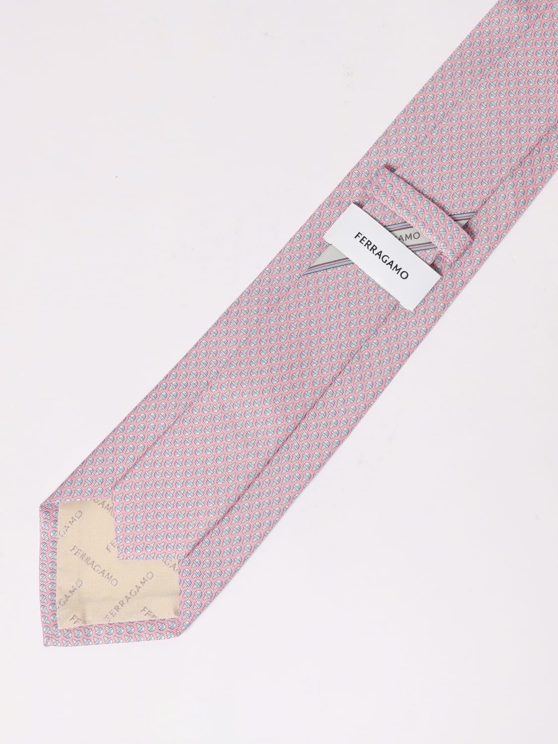 FERRAGAMO TIE: Tie men Ferragamo, Pink - Img 2