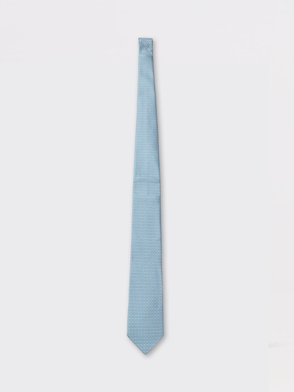 FERRAGAMO TIE: Tie men Ferragamo, Sky Blue - Img 1