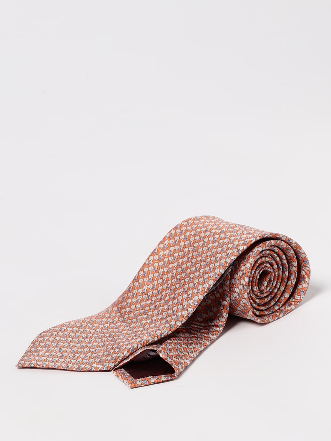 FERRAGAMO TIE: Tie men Ferragamo, Orange - Img 1