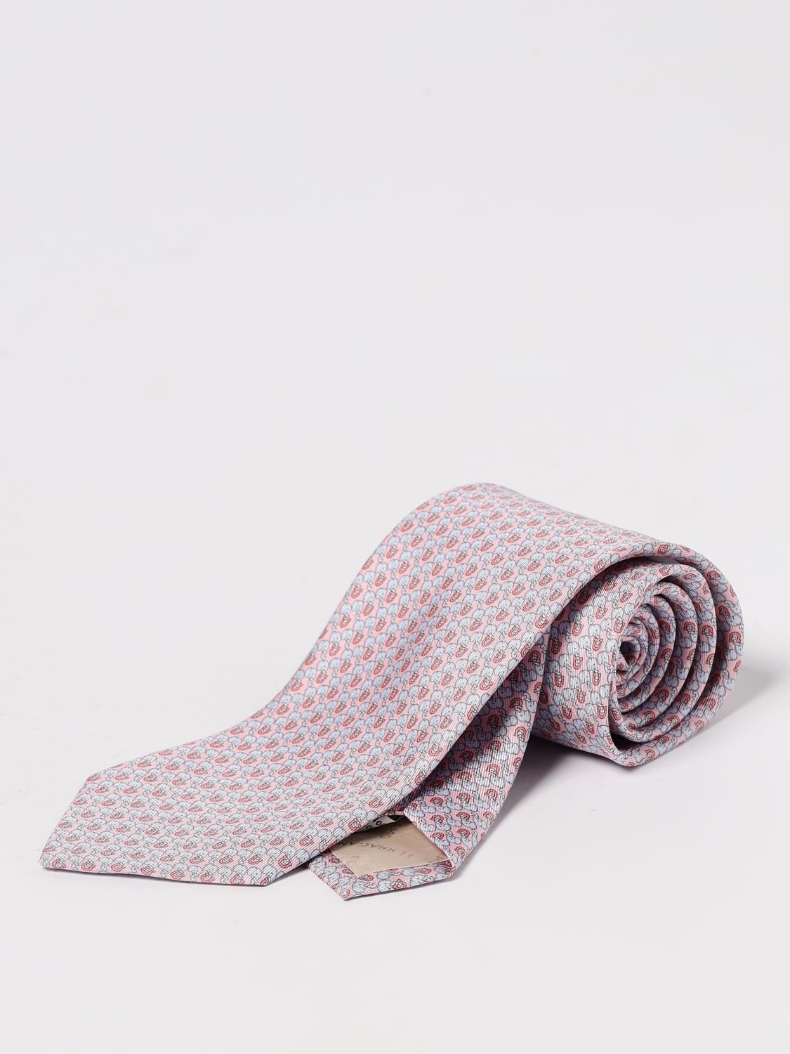 FERRAGAMO TIE: Tie men Ferragamo, Pink - Img 1