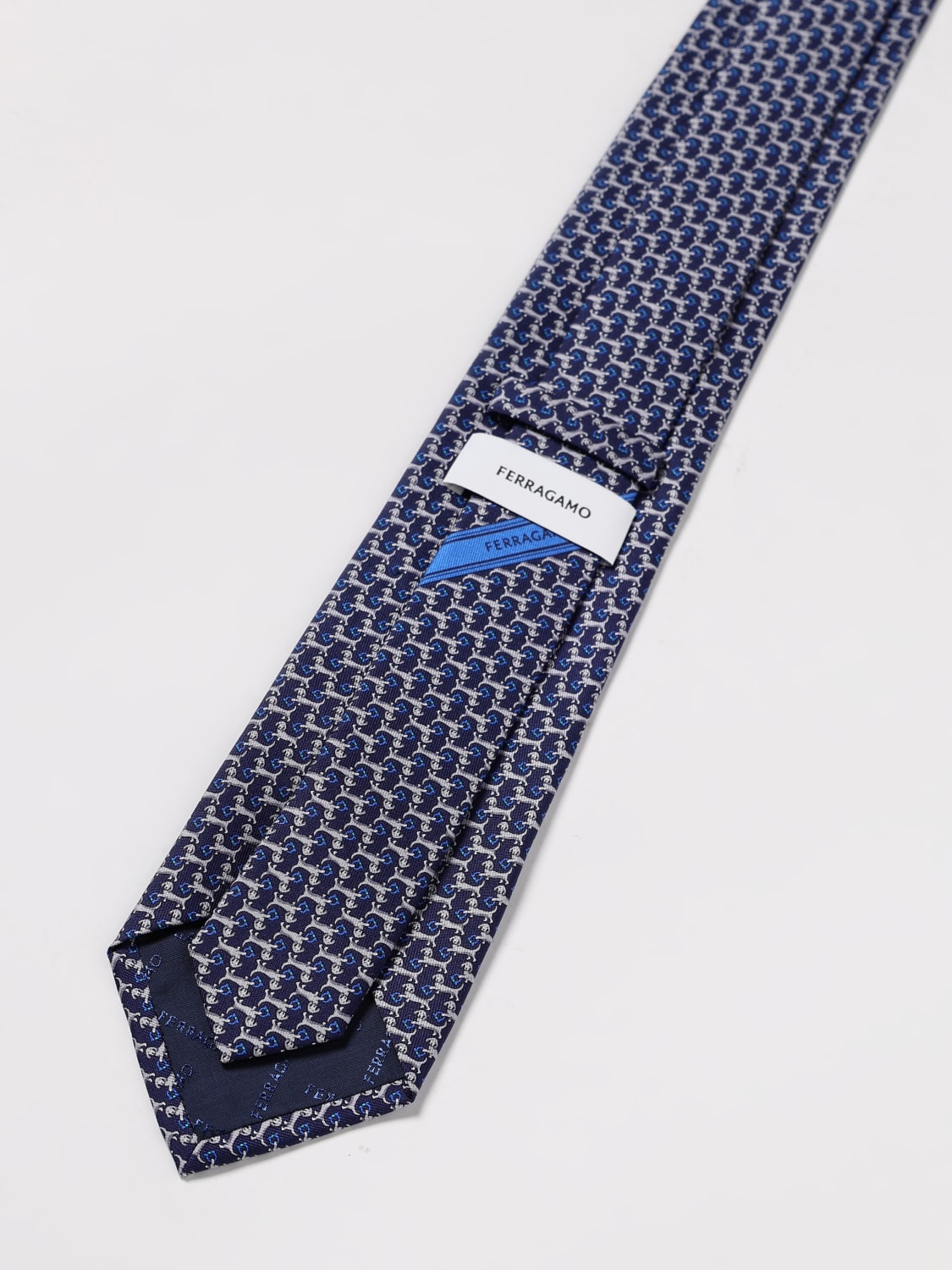 FERRAGAMO TIE: Tie men Ferragamo, Navy - Img 2