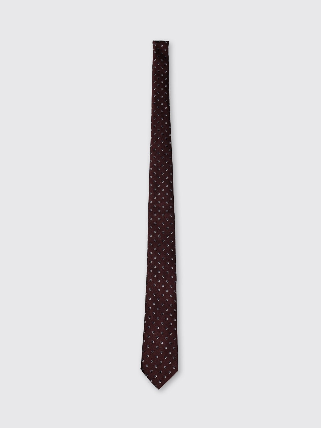 FERRAGAMO TIE: Tie men Ferragamo, Burgundy - Img 1