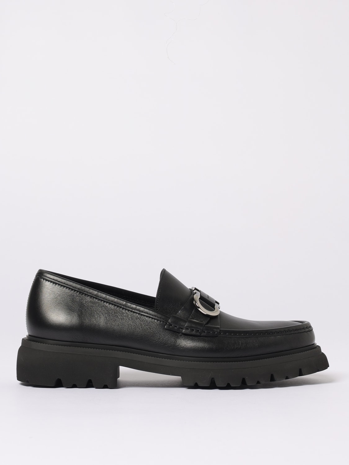 FERRAGAMO LOAFERS: Shoes men Ferragamo, Black - Img 1