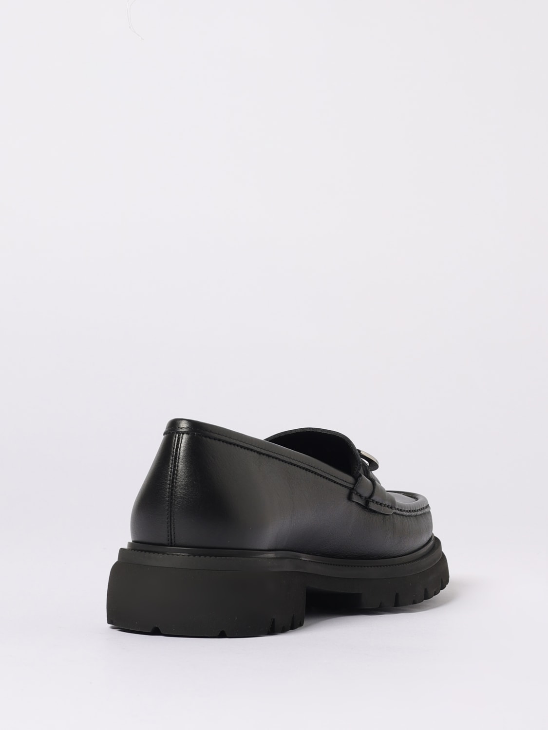 FERRAGAMO LOAFERS: Shoes men Ferragamo, Black - Img 3