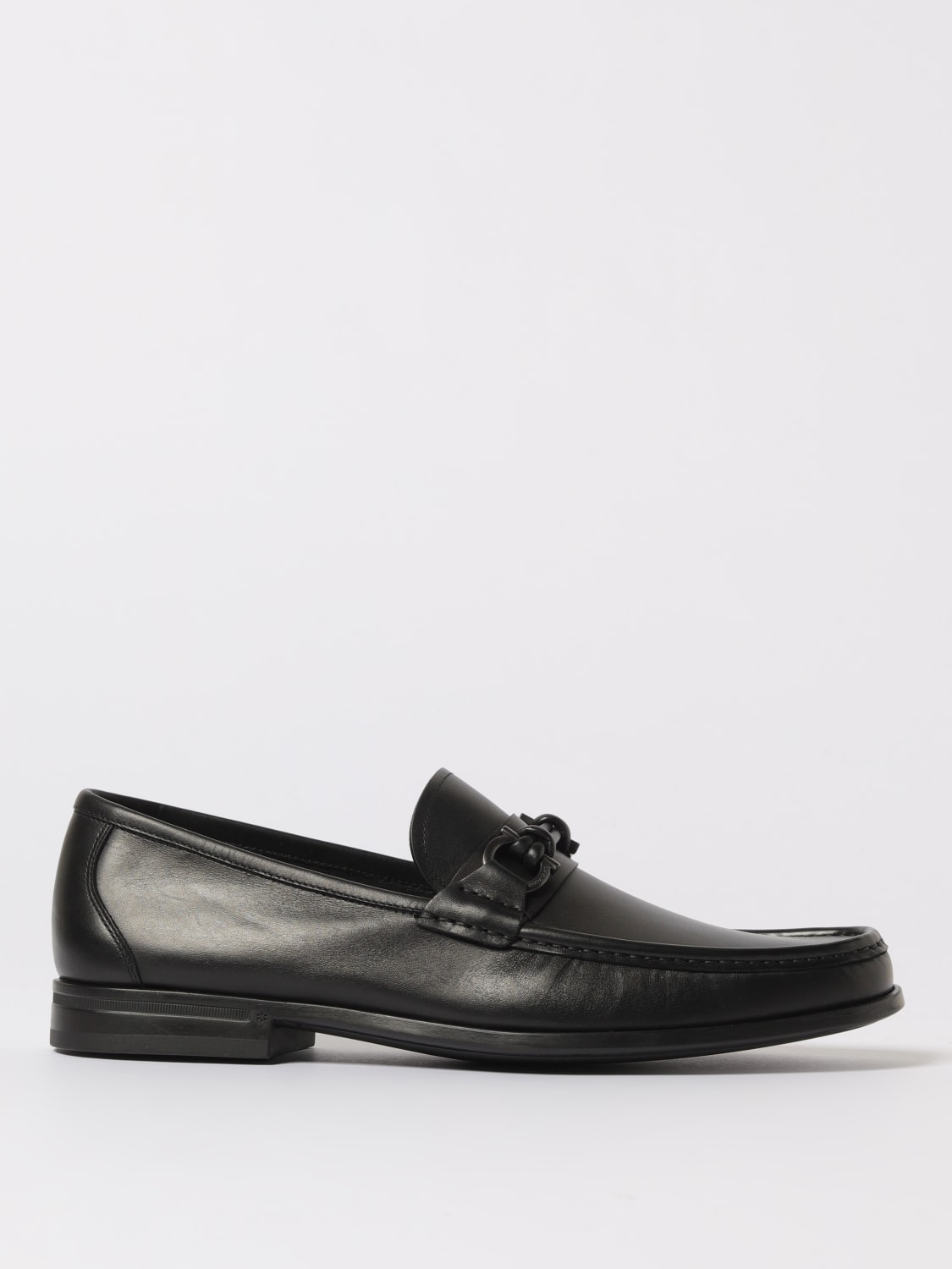 FERRAGAMO LOAFERS: Shoes men Ferragamo, Black - Img 1