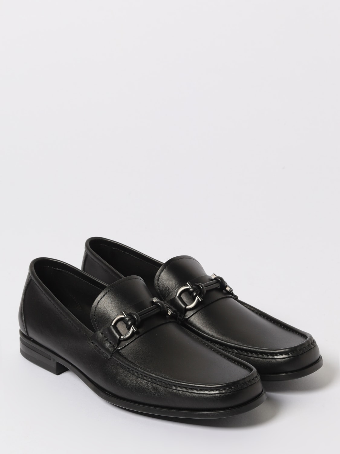 FERRAGAMO LOAFERS: Shoes men Ferragamo, Black - Img 2