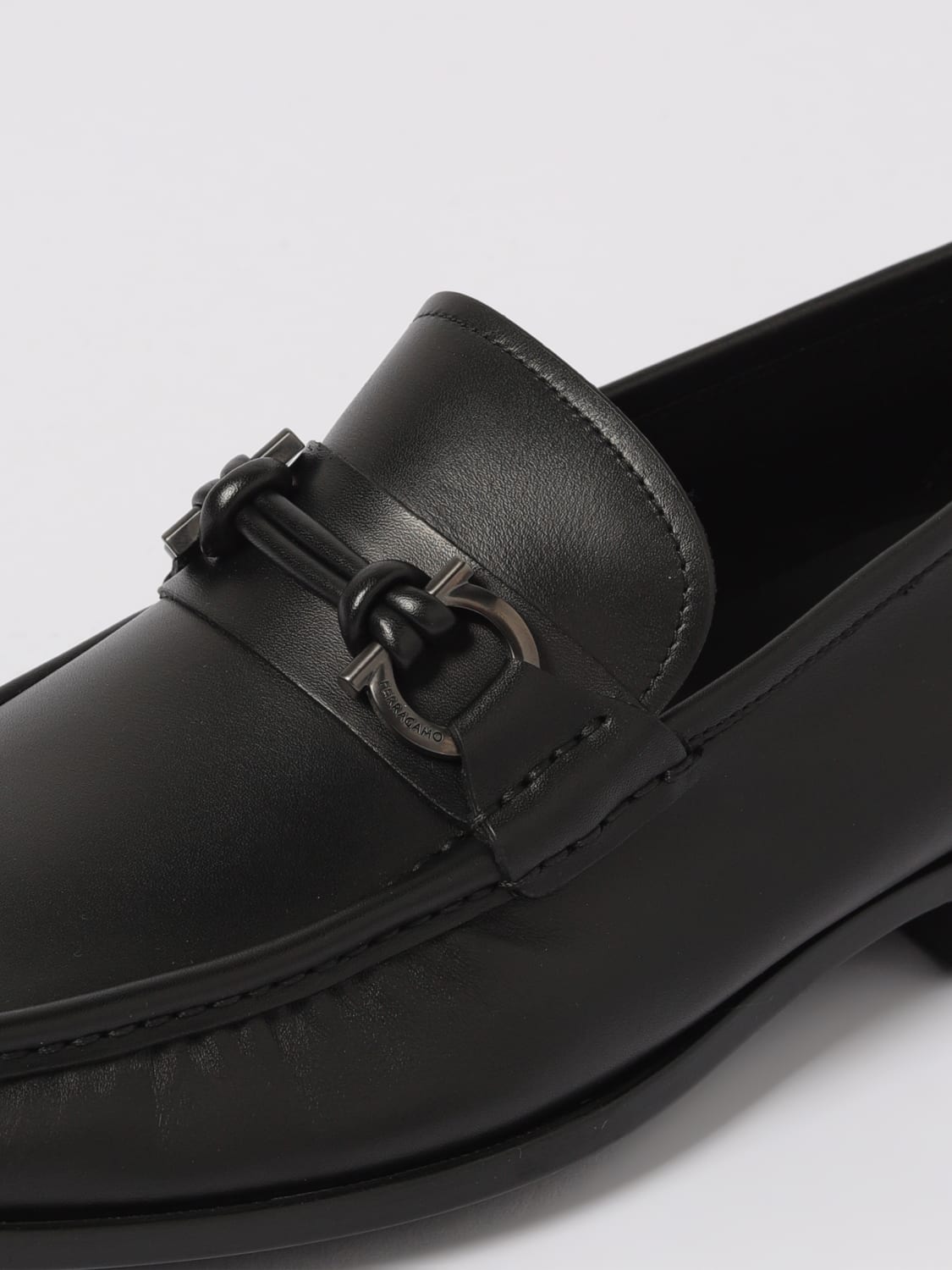 FERRAGAMO LOAFERS: Shoes men Ferragamo, Black - Img 4