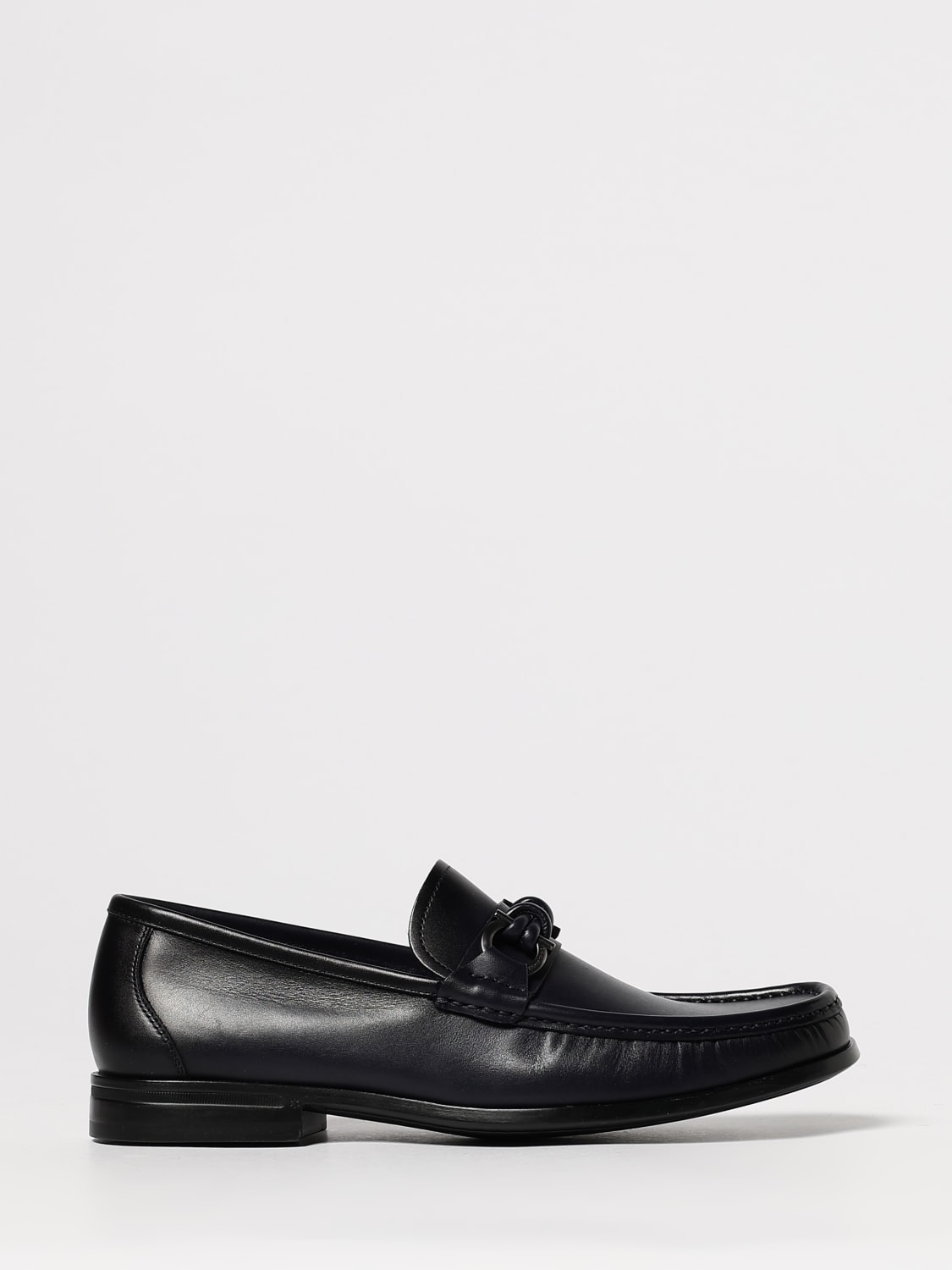 FERRAGAMO LOAFERS: Shoes men Ferragamo, Navy - Img 1
