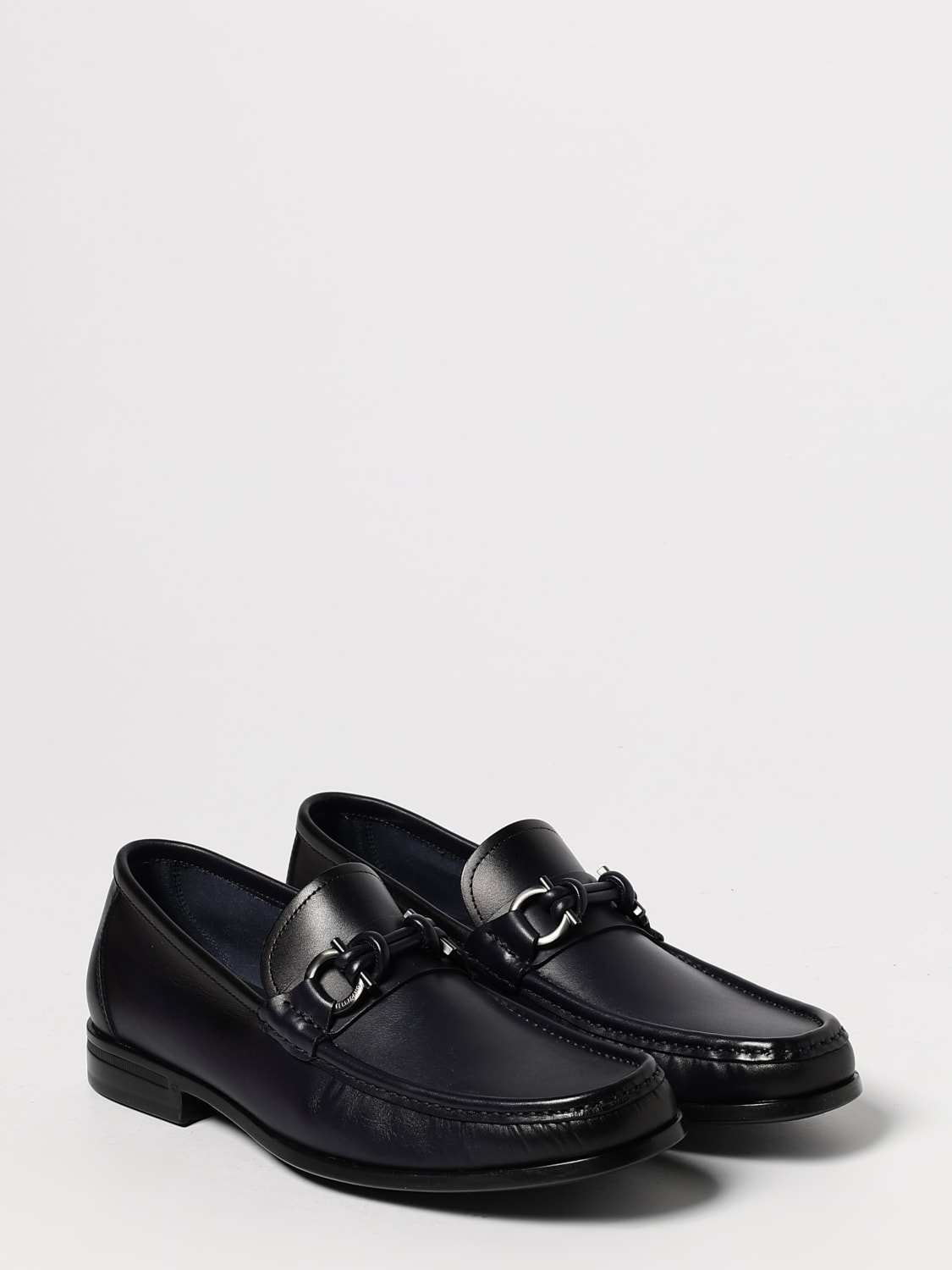 FERRAGAMO LOAFERS: Shoes men Ferragamo, Navy - Img 2