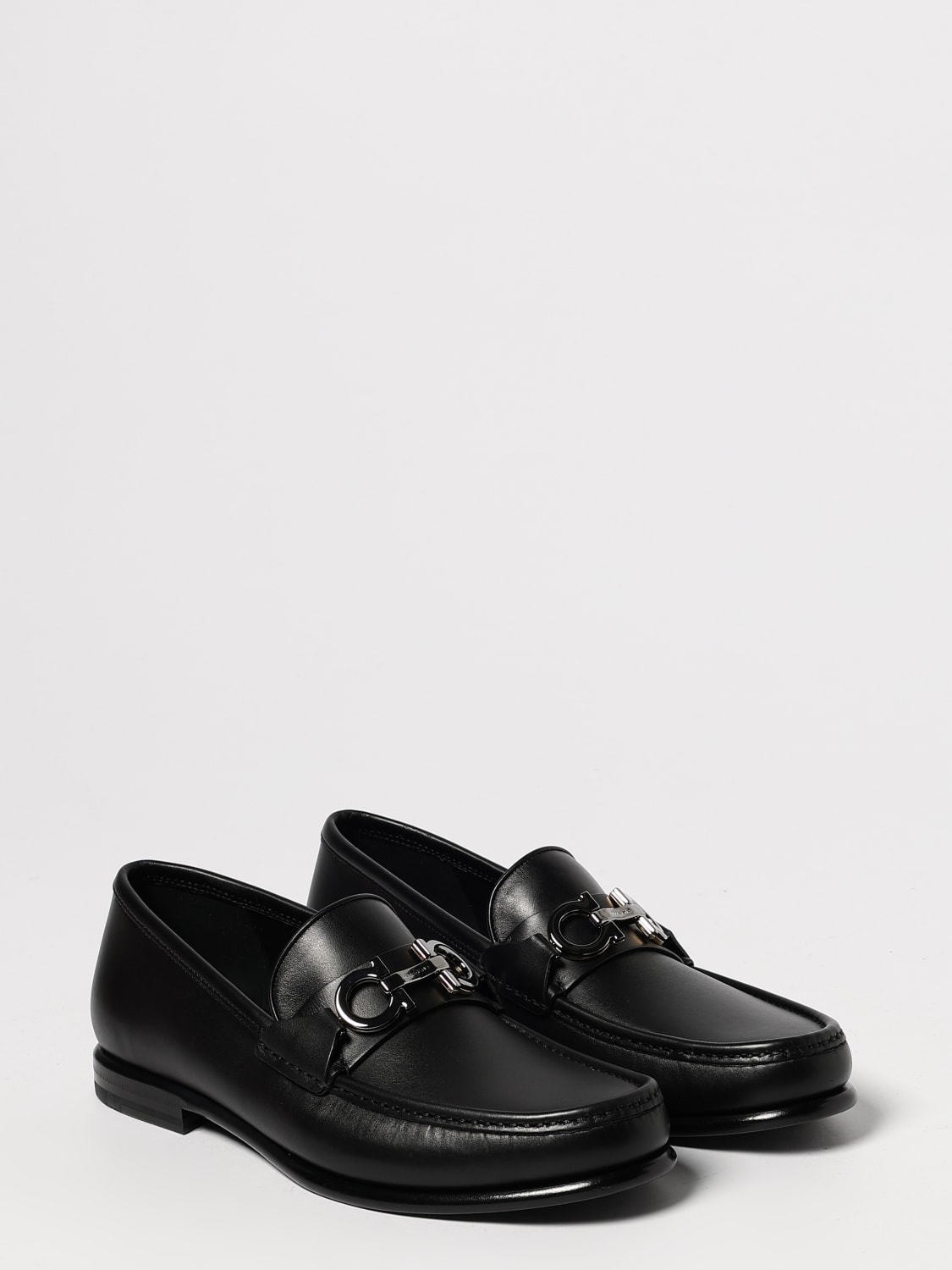 FERRAGAMO LOAFERS: Shoes men Ferragamo, Black - Img 2
