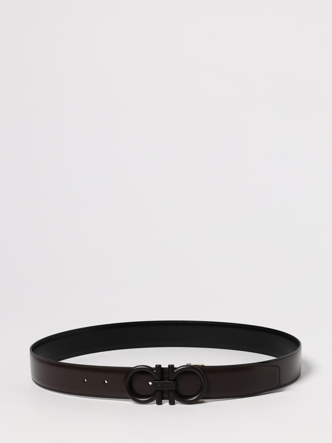 FERRAGAMO BELT: Belt men Ferragamo, Dark - Img 1