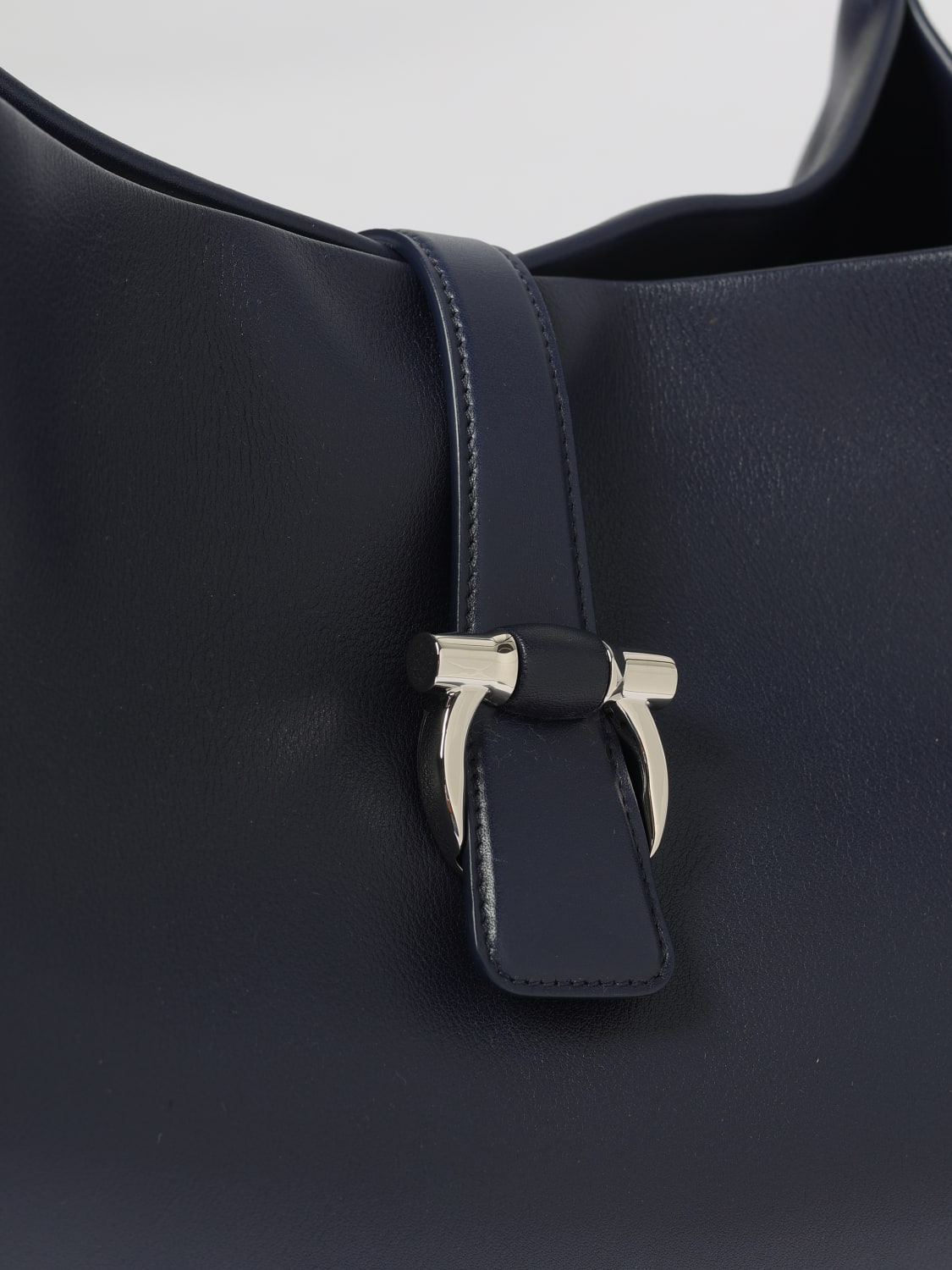 FERRAGAMO TRAGETASCHE: Schultertasche damen Ferragamo, Navy - Img 3