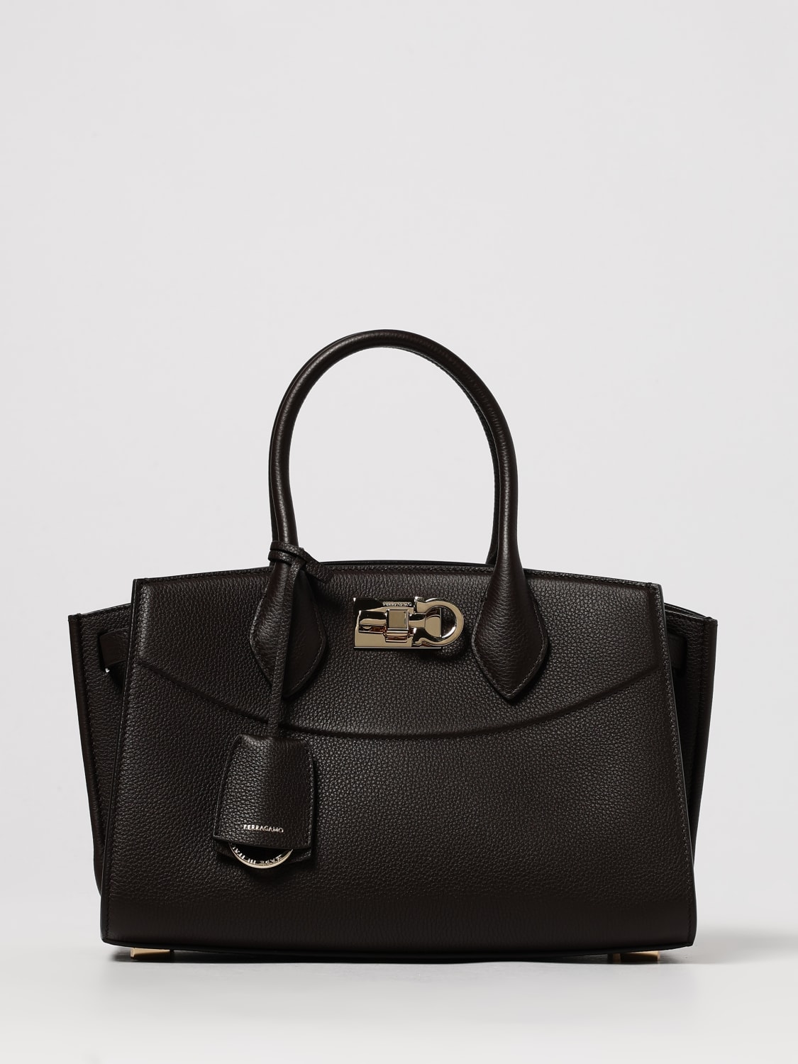 FERRAGAMO HANDTASCHE: Schultertasche damen Ferragamo, Dark - Img 1