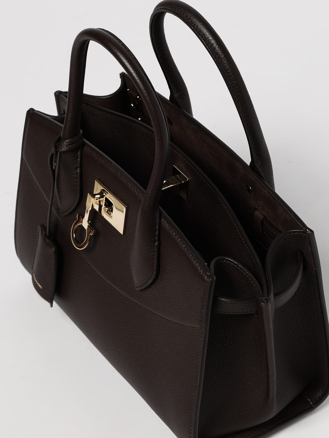 FERRAGAMO HANDTASCHE: Schultertasche damen Ferragamo, Dark - Img 5