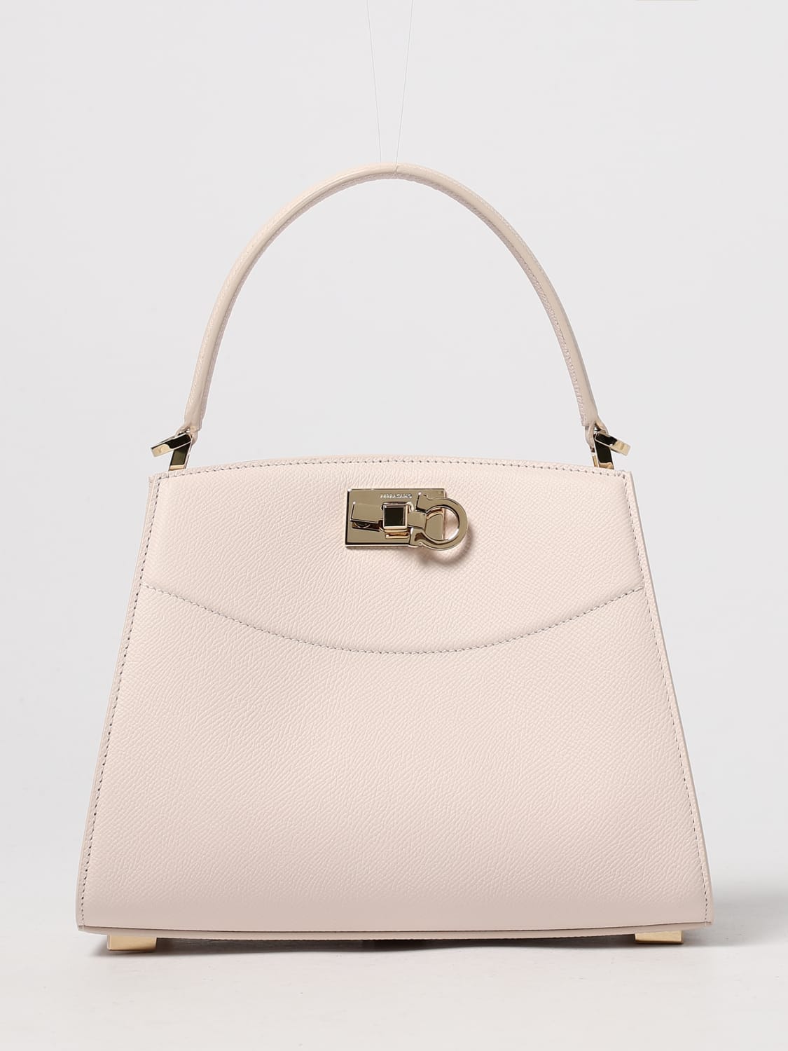 FERRAGAMO HANDBAG: Shoulder bag woman Ferragamo, Pink - Img 1