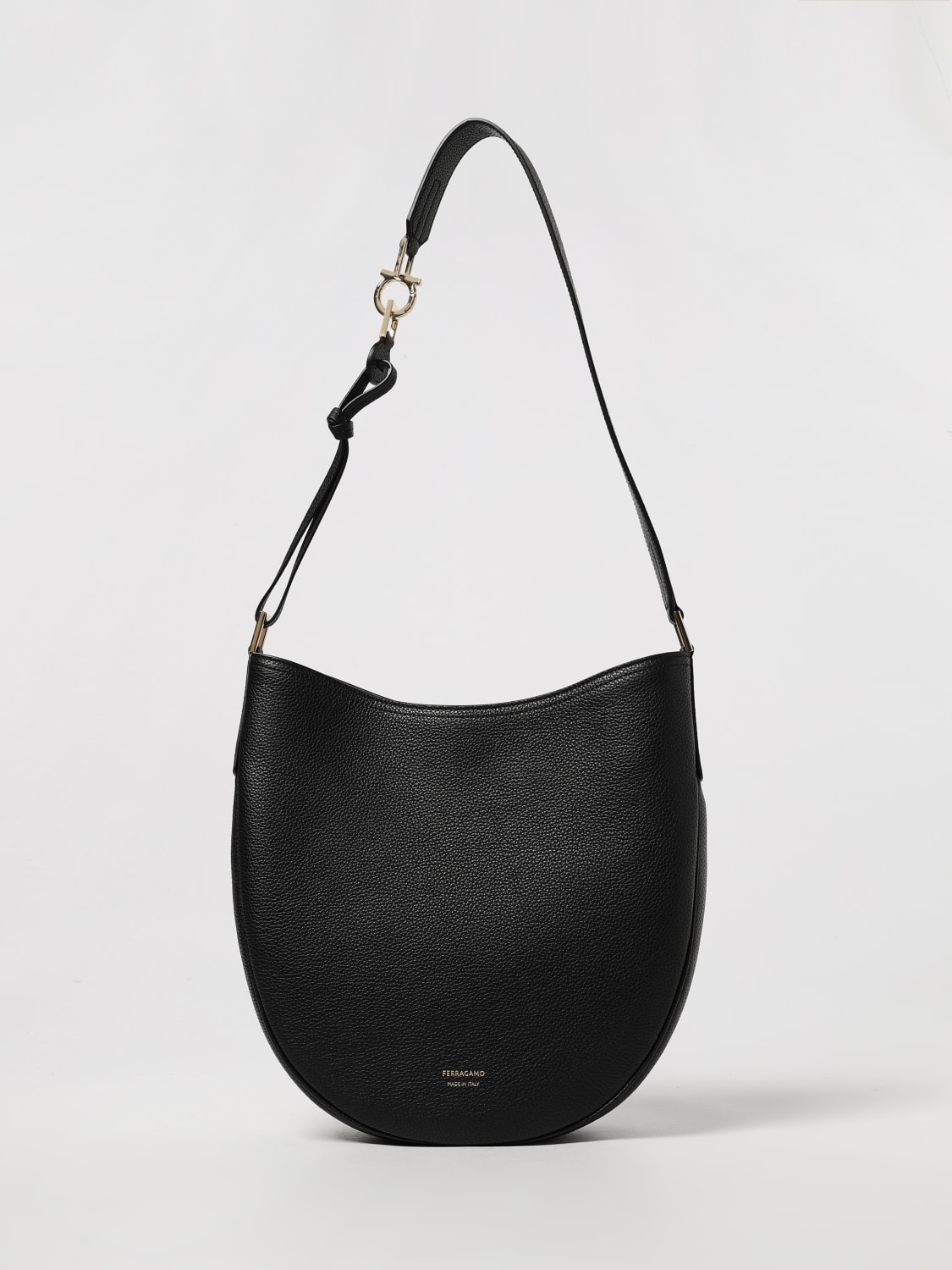 FERRAGAMO SAC PORTÉ ÉPAULE: Sac porté épaule femme Ferragamo, Noir - Img 1