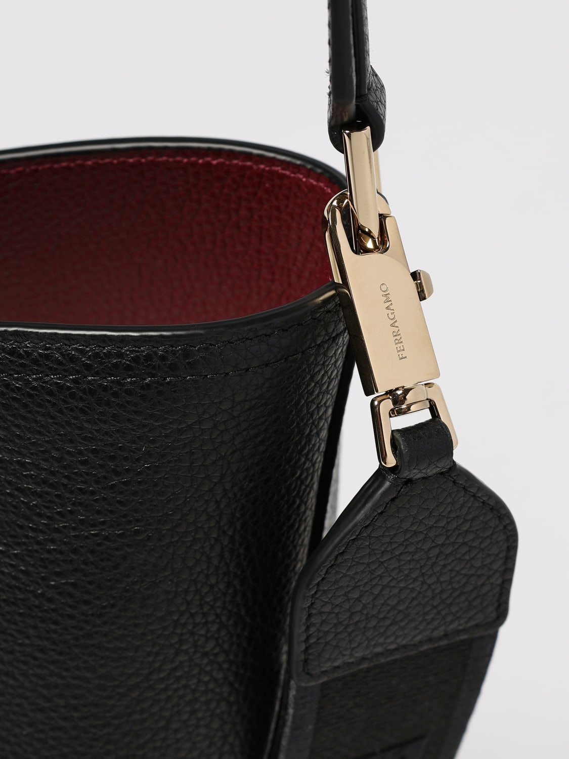 FERRAGAMO SAC PORTÉ ÉPAULE: Sac porté épaule femme Ferragamo, Noir - Img 4