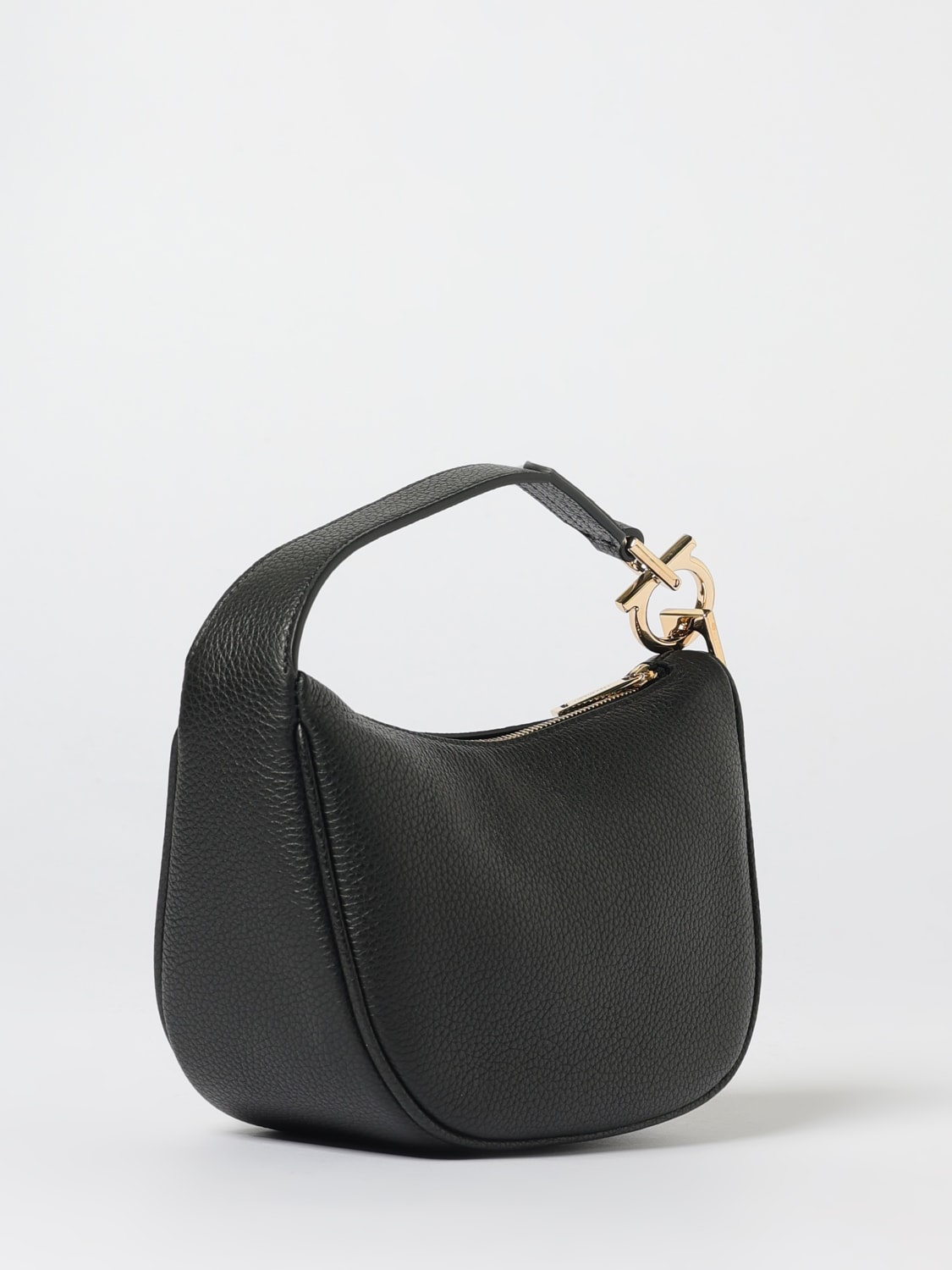 FERRAGAMO MINI BAG: Shoulder bag woman Ferragamo, Black - Img 2