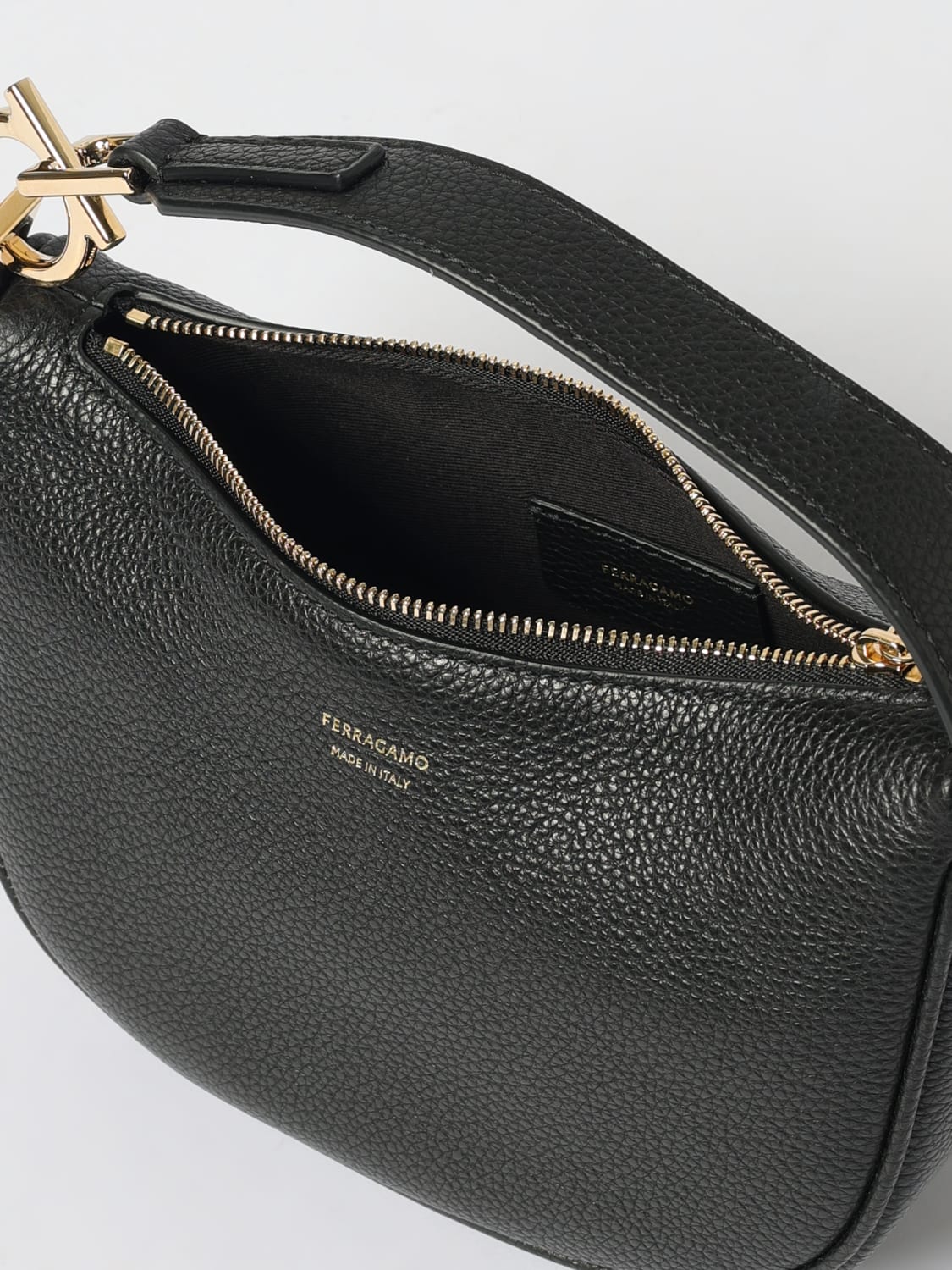 FERRAGAMO MINI BAG: Shoulder bag woman Ferragamo, Black - Img 4