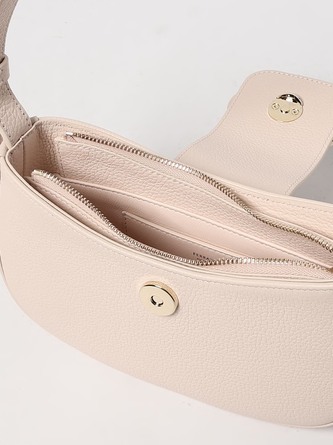 FERRAGAMO MINI BAG: Shoulder bag woman Ferragamo, Pink - Img 5