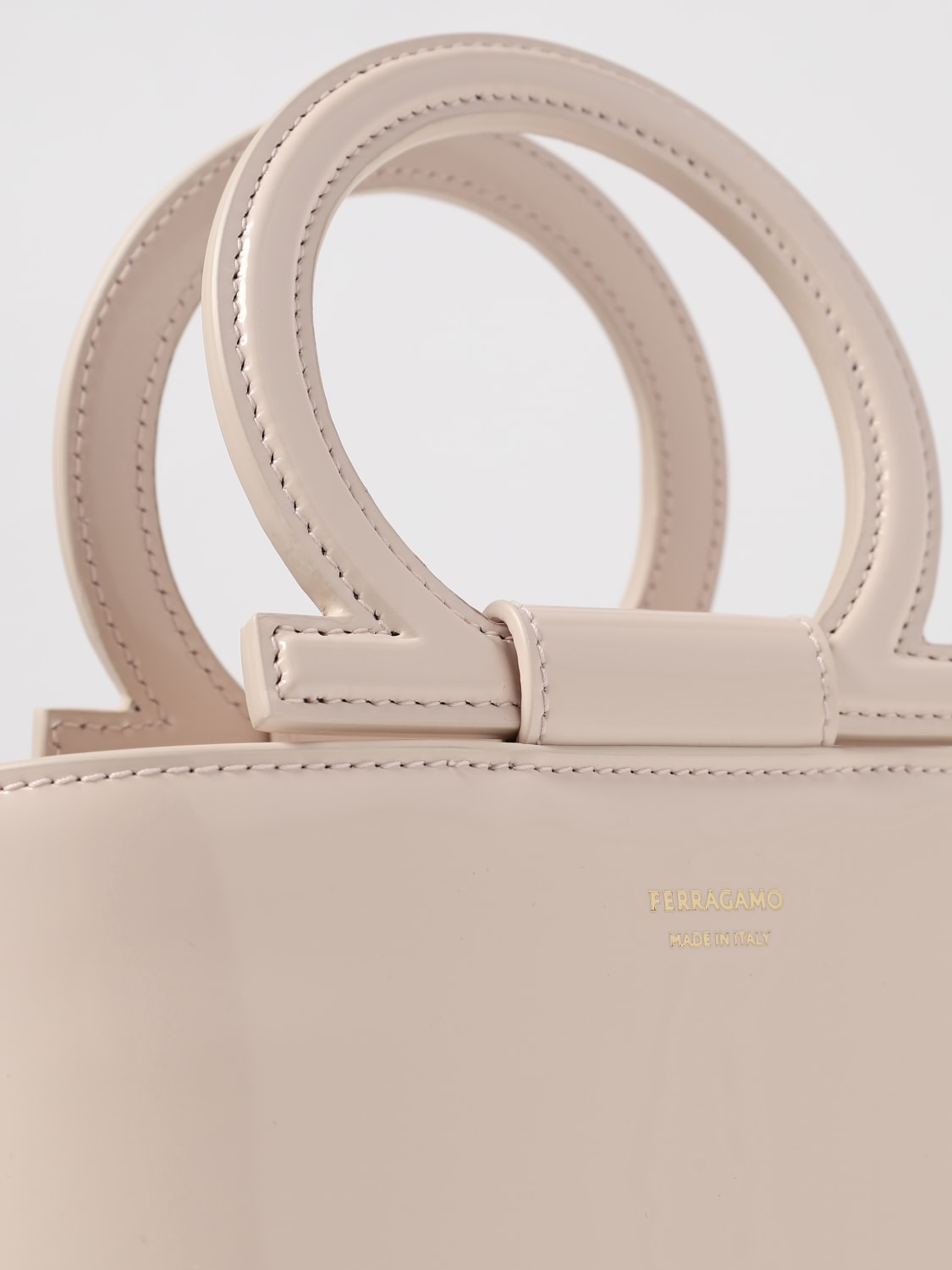 FERRAGAMO HANDBAG: Shoulder bag woman Ferragamo, Pink - Img 4