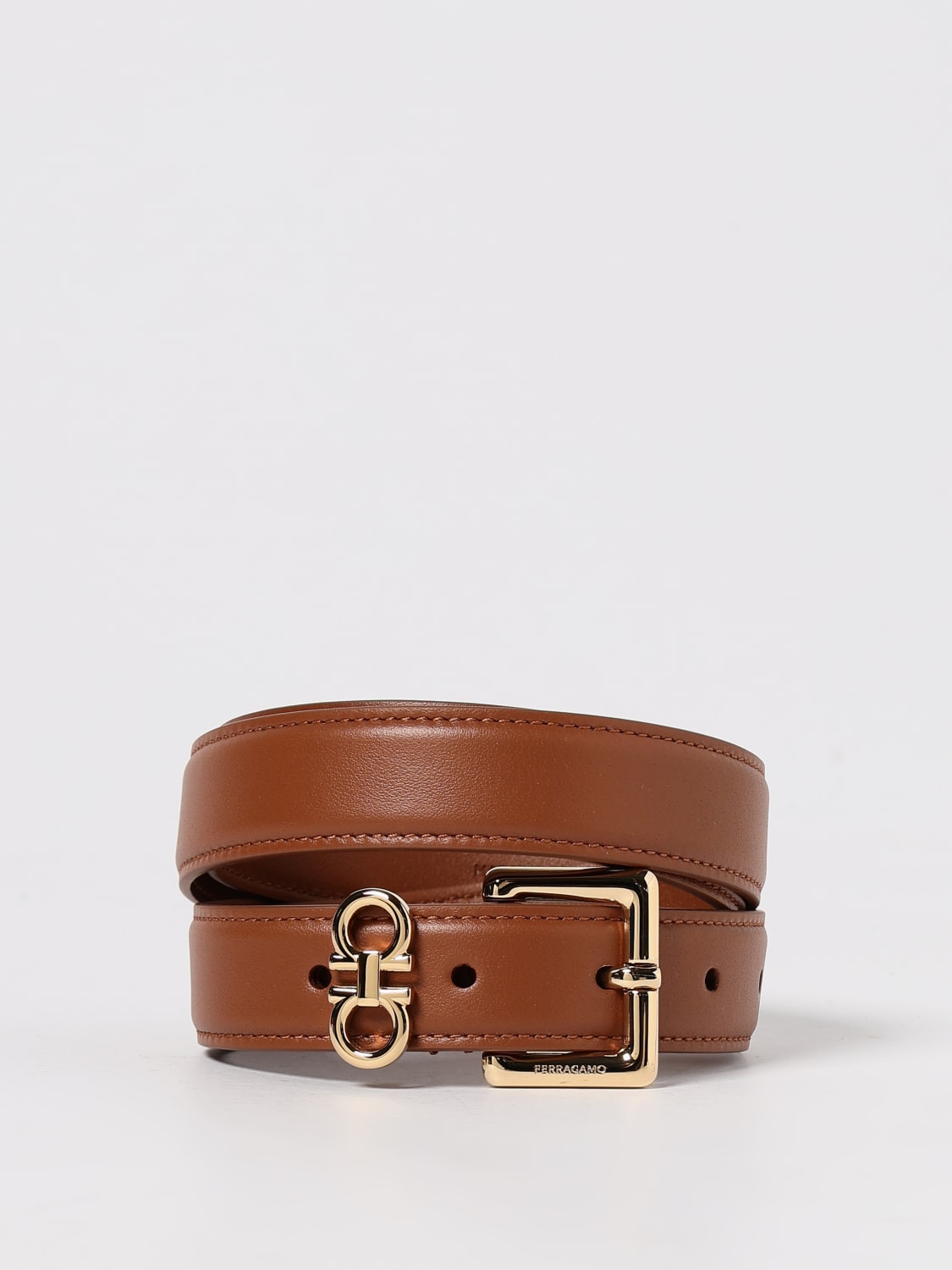 FERRAGAMO BELT: Belt woman Ferragamo, Leather - Img 1
