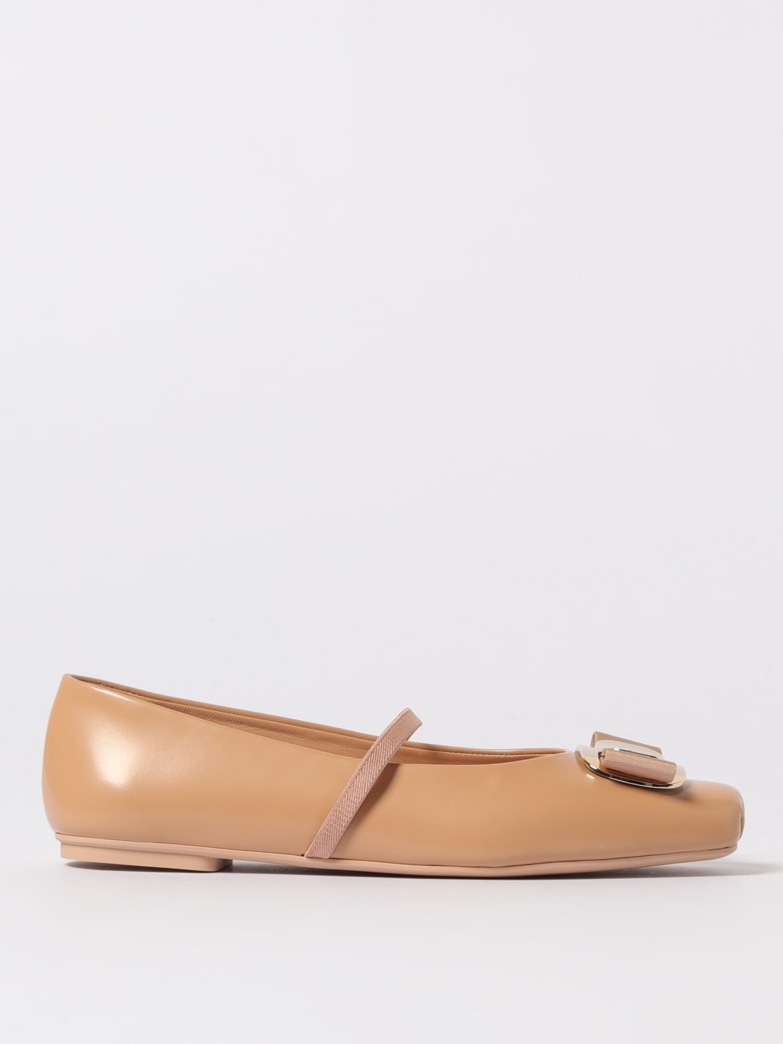 FERRAGAMO BALLERINAS: Schuhe damen Ferragamo, Puder - Img 1