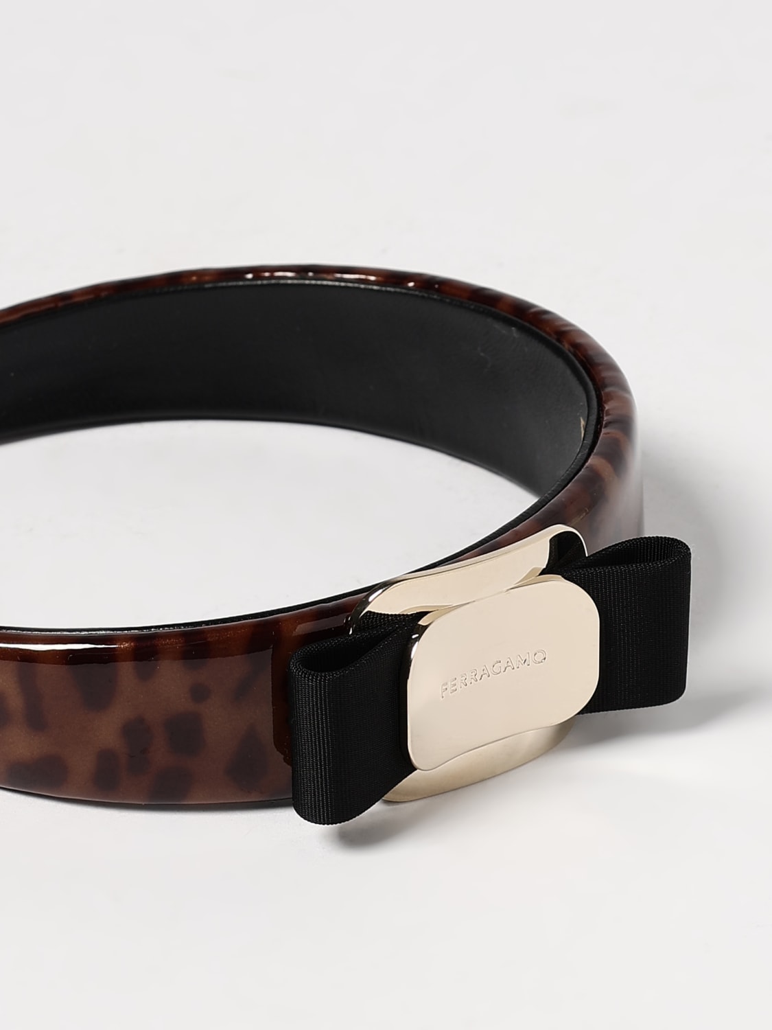 FERRAGAMO HAIRBAND: Hairband woman Ferragamo, Brown - Img 2