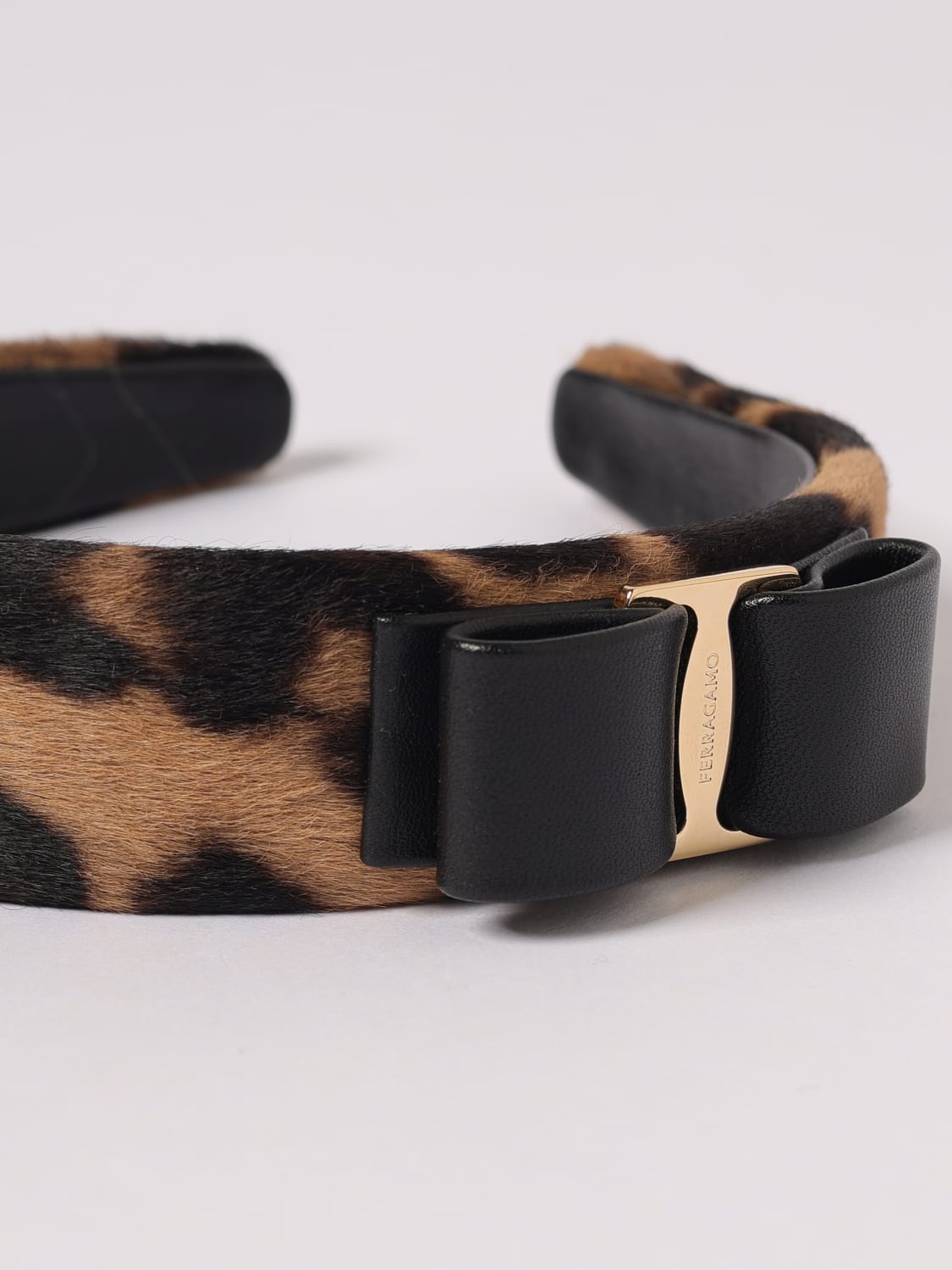 FERRAGAMO HAARBAND: Haarband damen Ferragamo, Natural - Img 2