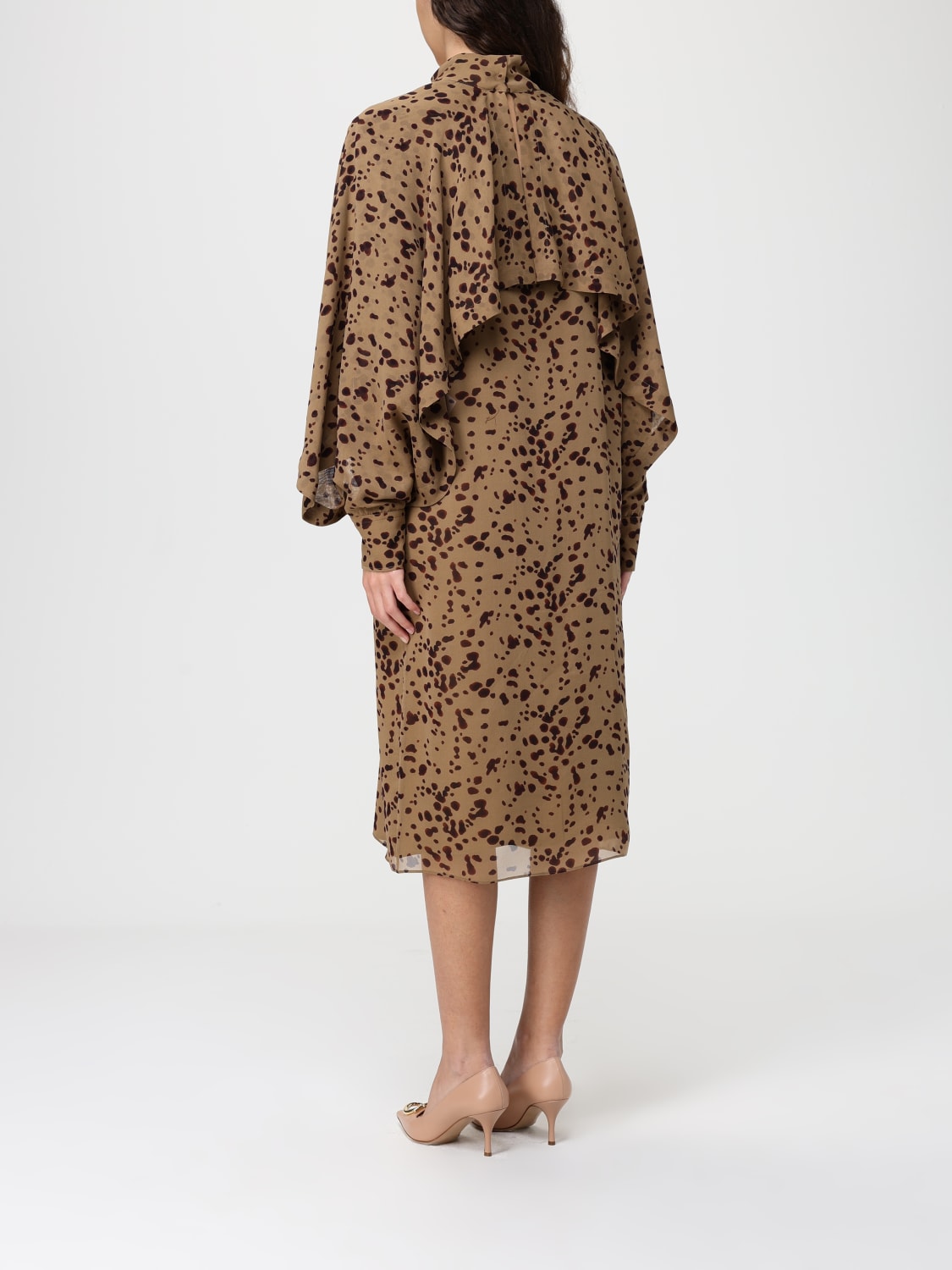 FERRAGAMO DRESS: Dress woman Ferragamo, Camel - Img 2