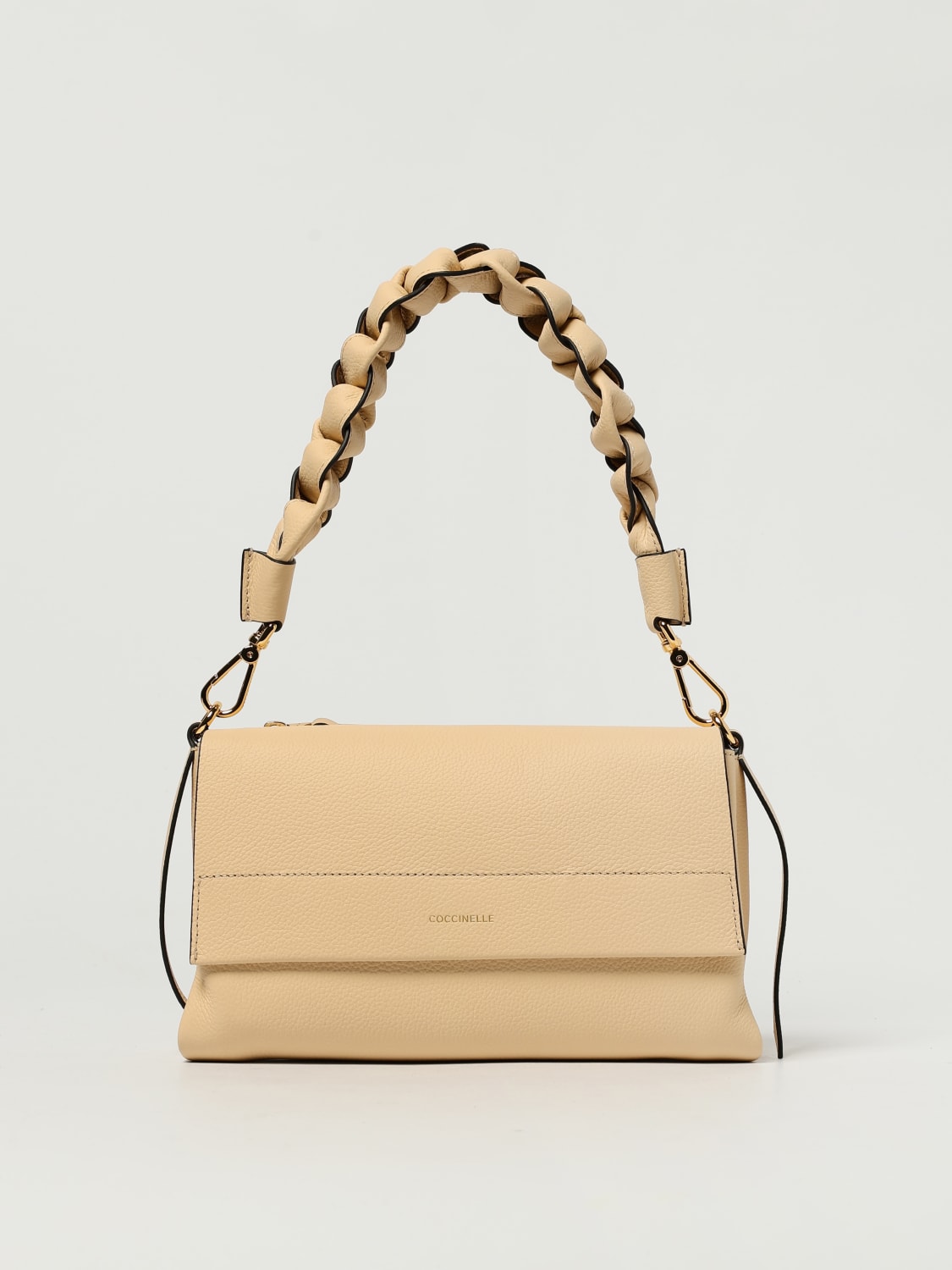 COCCINELLE SHOULDER BAG: Shoulder bag woman Coccinelle, Beige - Img 1