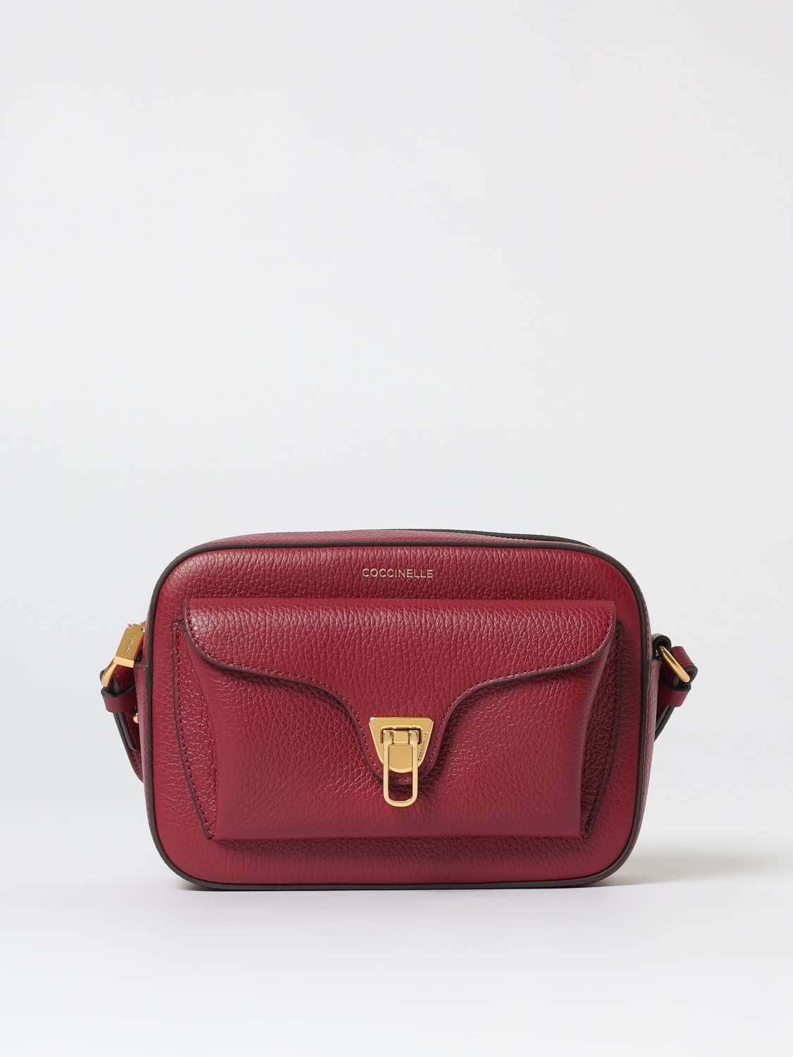 COCCINELLE MINI BAG: Shoulder bag woman Coccinelle, Burgundy - Img 1