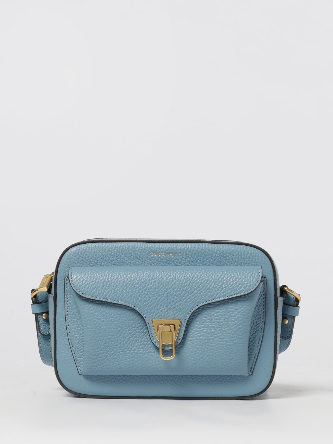 COCCINELLE MINI BAG: Shoulder bag woman Coccinelle, Blue 1 - Img 1