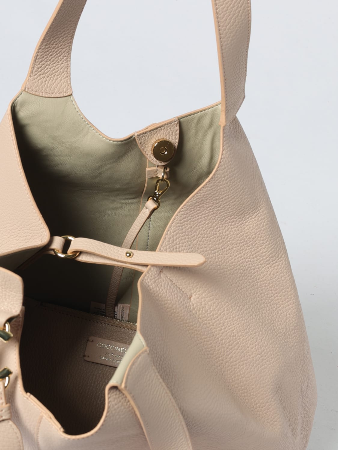 COCCINELLE BOLSO DE HOMBRO: Bolso de hombro mujer Coccinelle, Rosa Pálido - Img 3