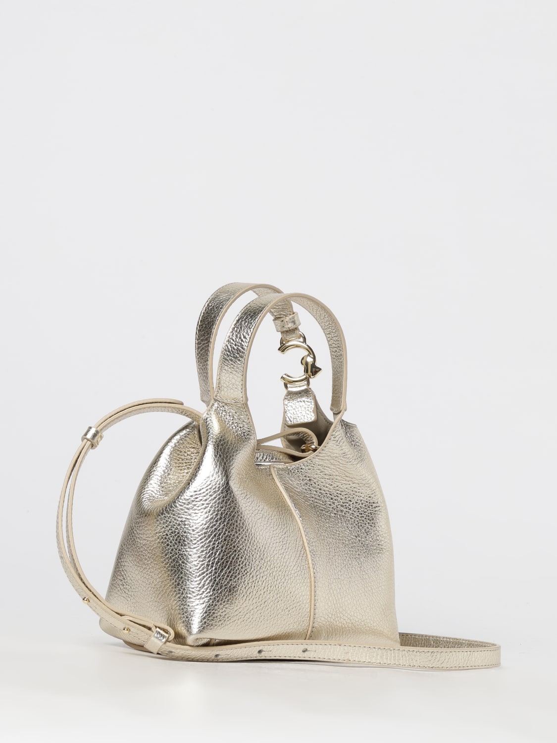 COCCINELLE MINI BAG: Shoulder bag woman Coccinelle, Gold - Img 2