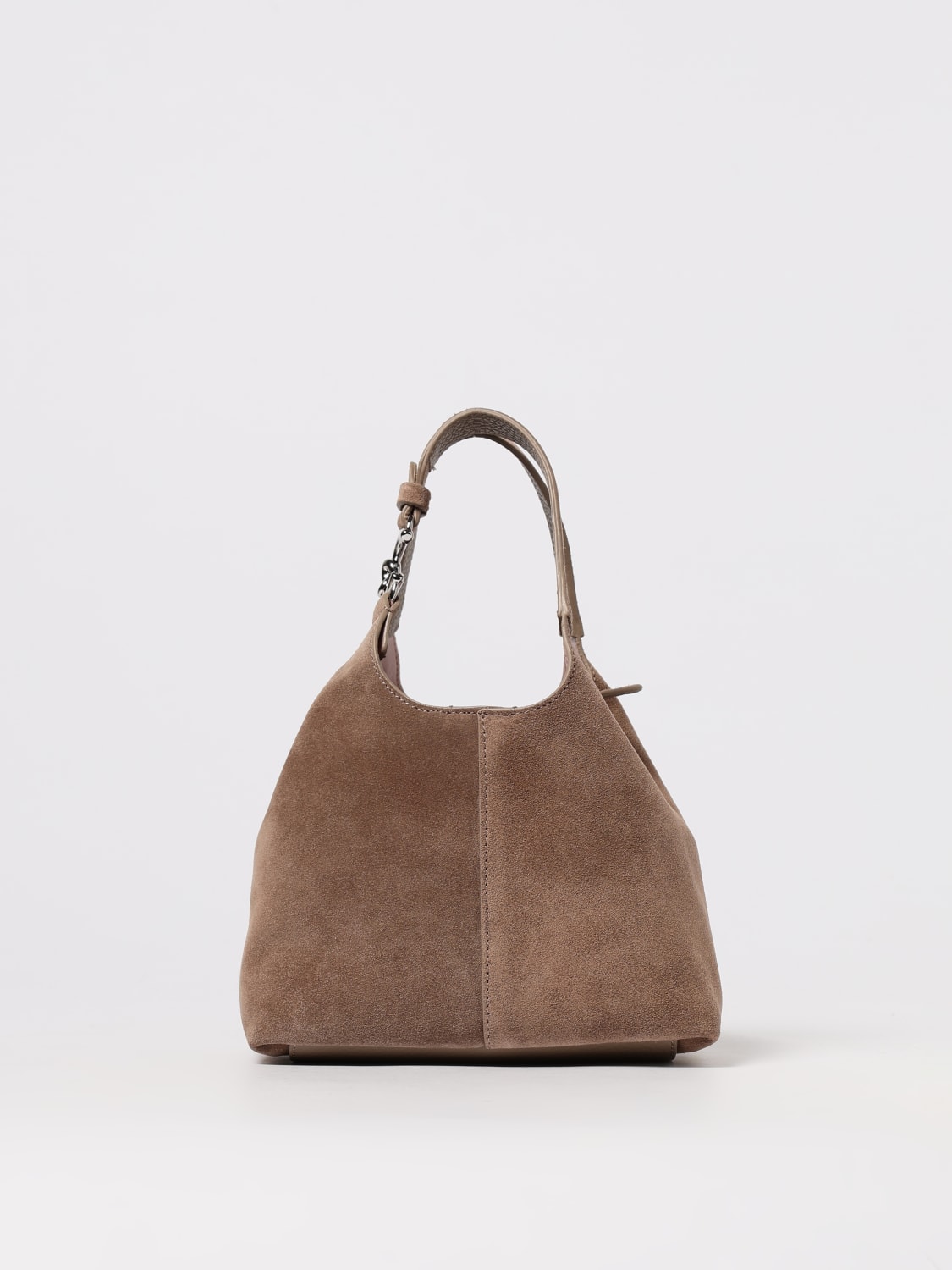 COCCINELLE BORSA MINI: Borsa C-Easy Small Coccinelle in camoscio , Sabbia - Img 1